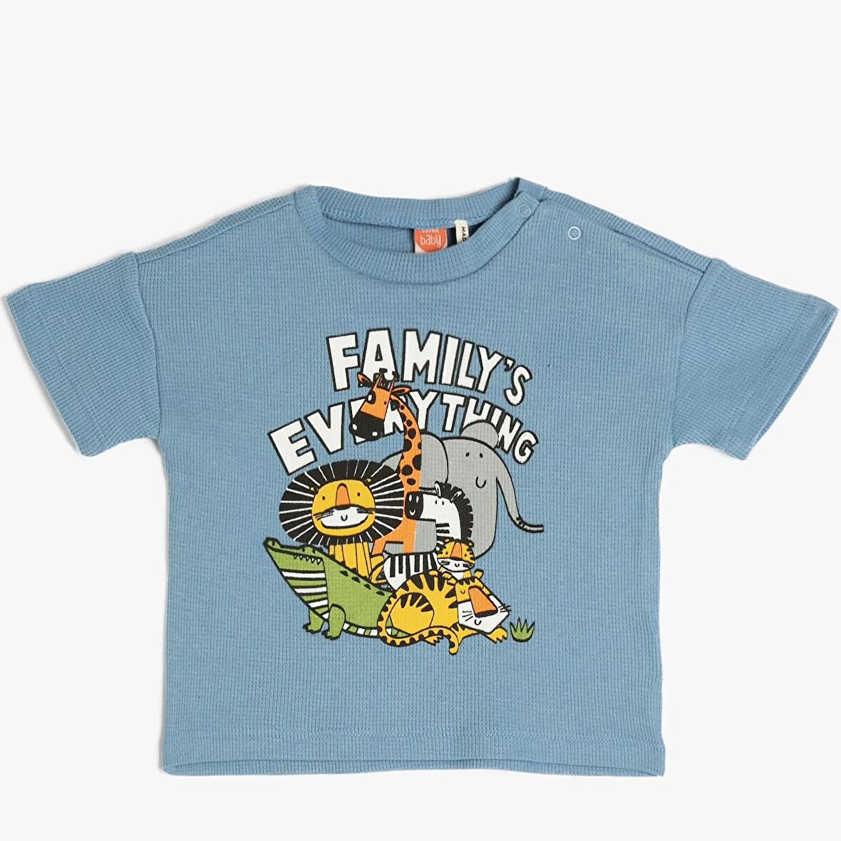 Koton Kids Family Every Things Tshirt KOTON-3SMB10153TK1031