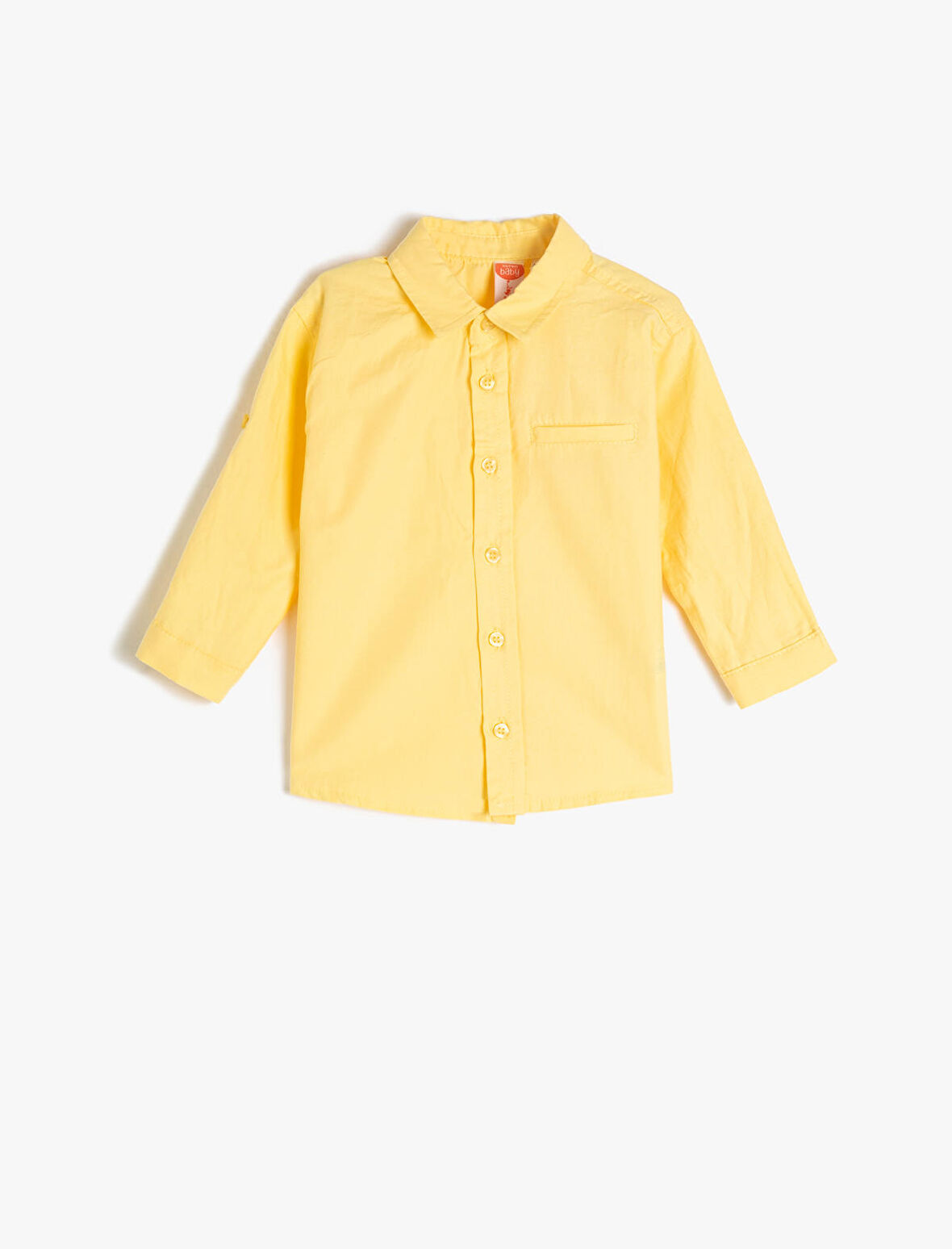 Gömlek Pamuklu Uzun Kollu Cep Detaylı