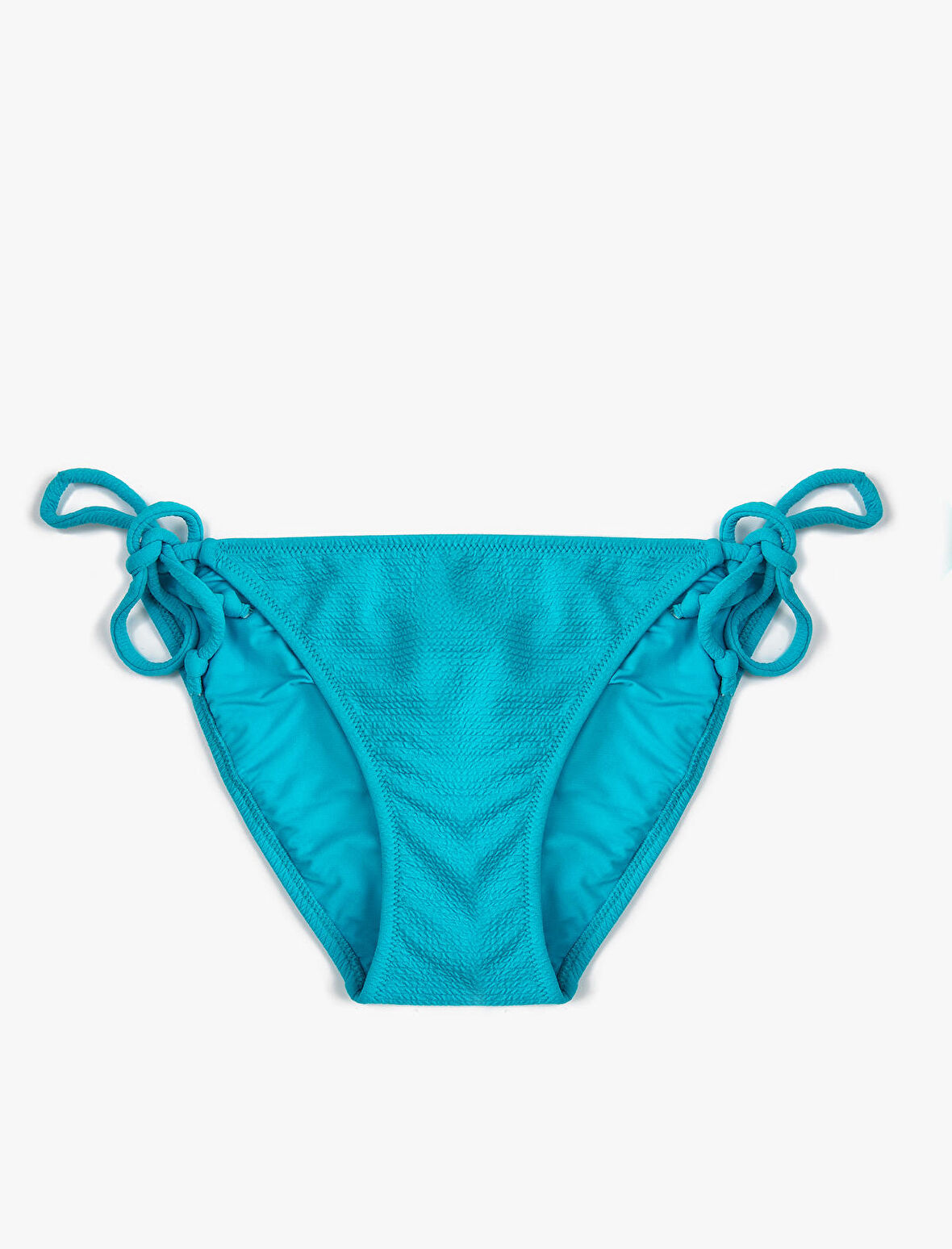 Brazilian Bikini Altı Basic Dokulu Yanları Bağlama Detaylı