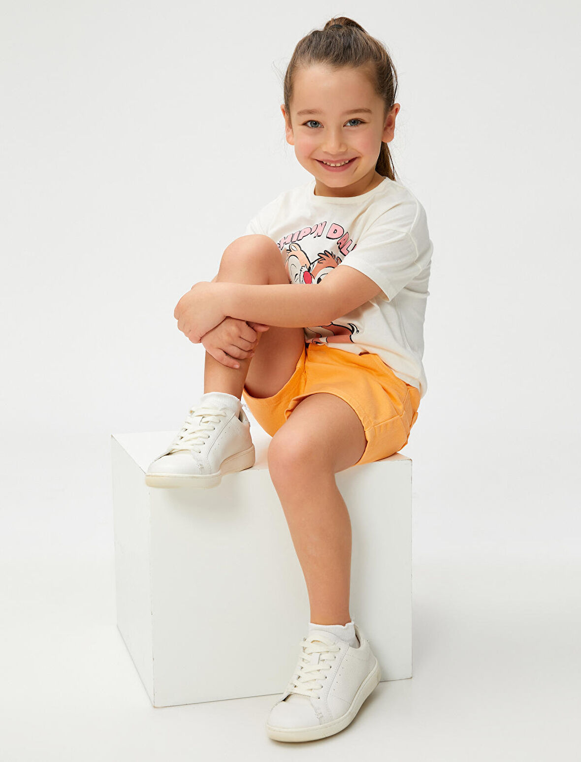 Şort Cepli Beli Lastikli Pamuklu