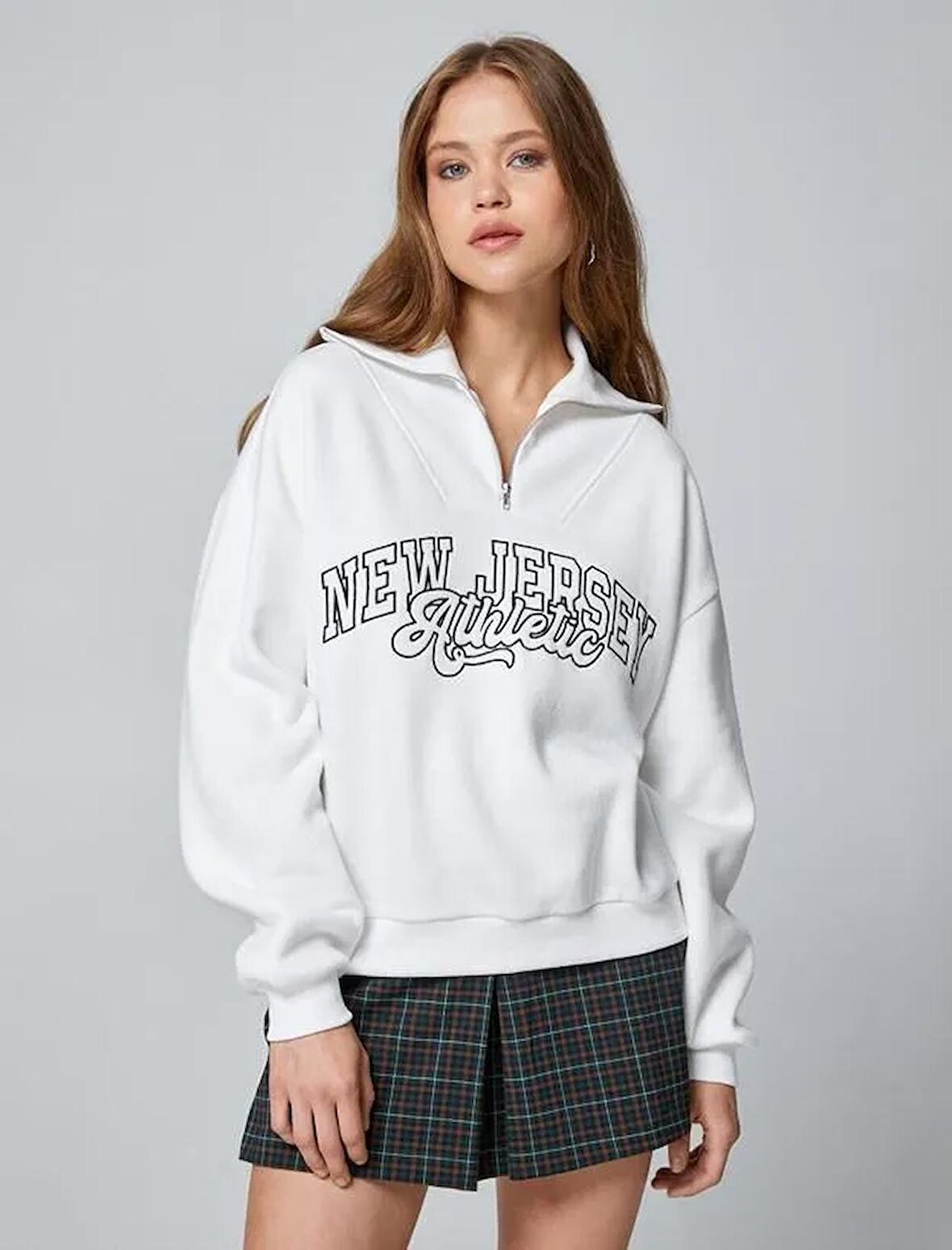 4WAL10031IK Koton Kadın  Sweat EKRU