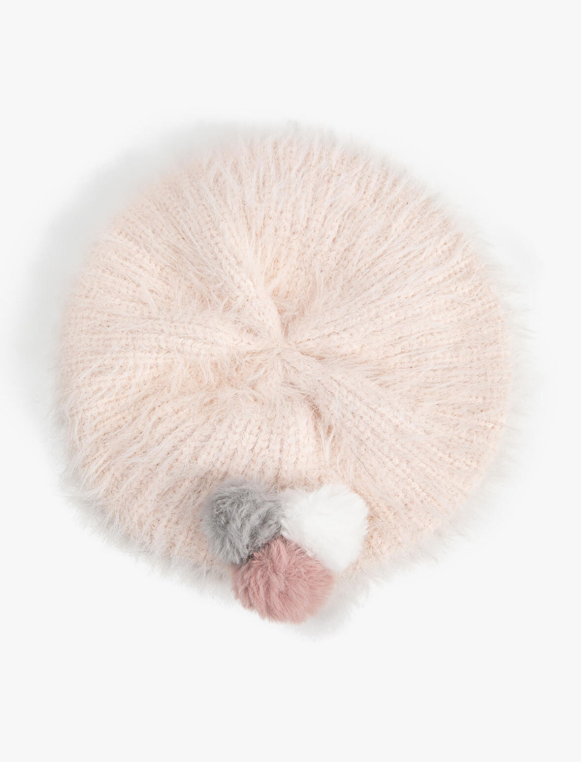 Pelüş Ressam Şapka Ponpon Detaylı