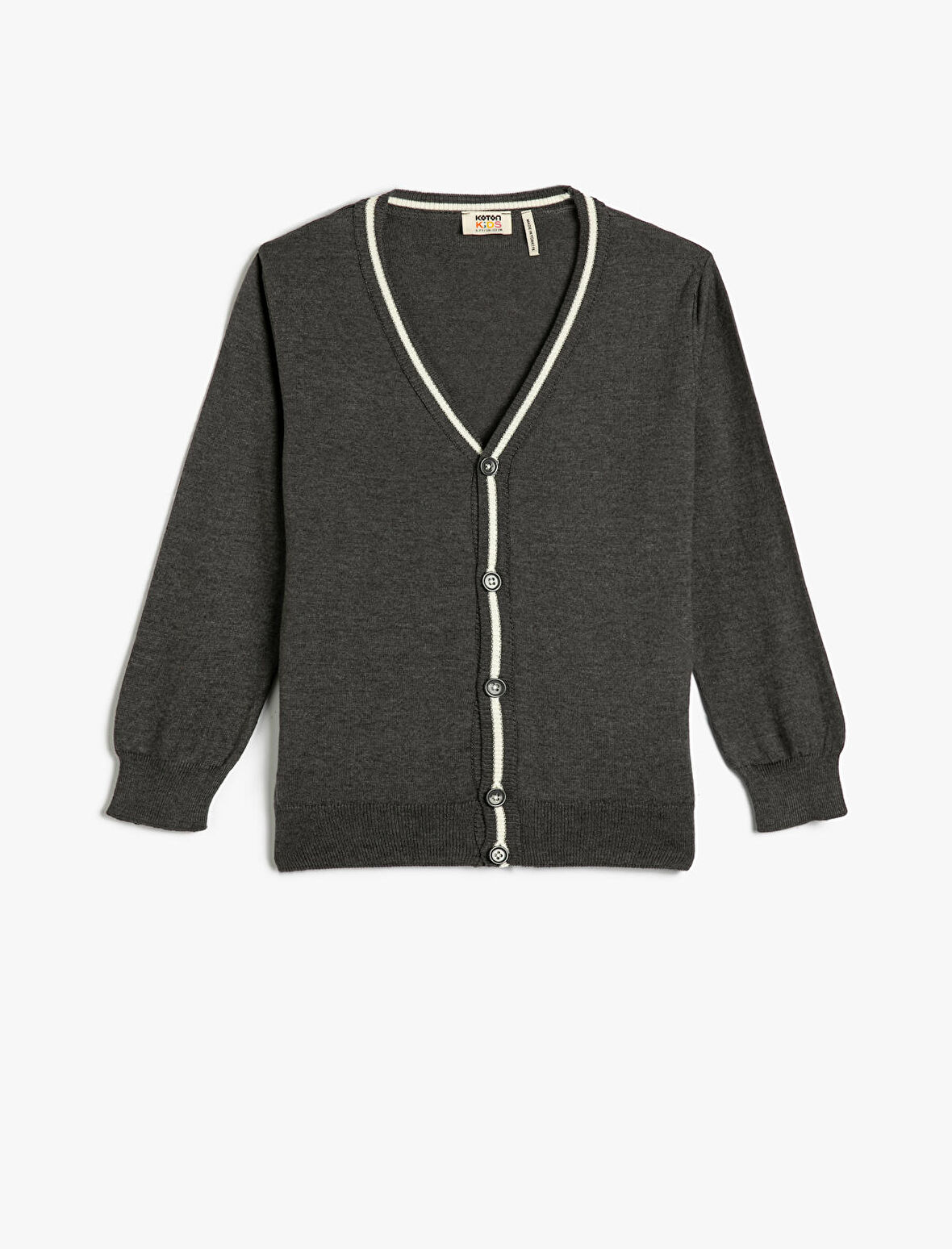 Hırka Düğmeli V Yaka Triko