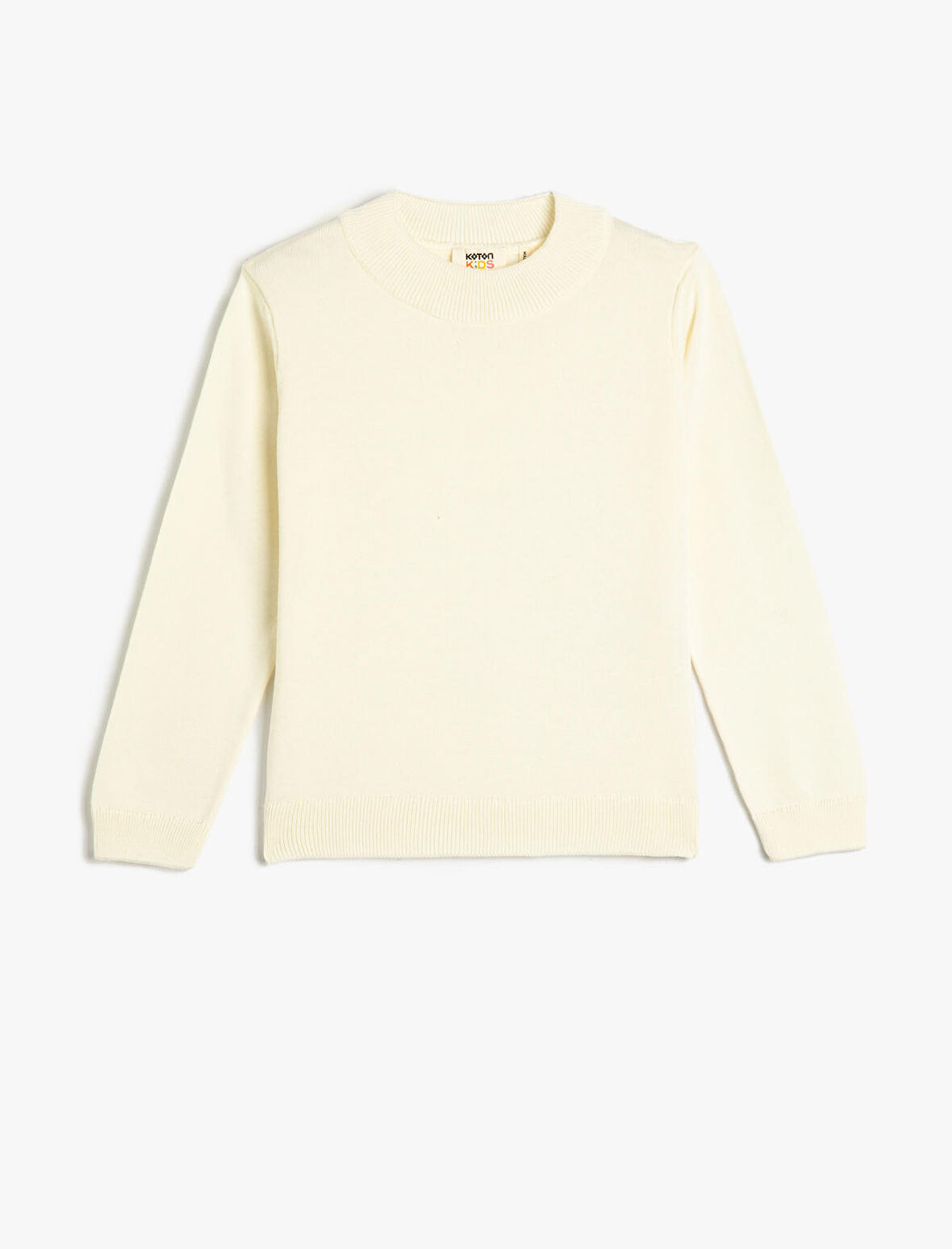 Kazak Triko Basic Uzun Kollu Yarım Dik Yaka