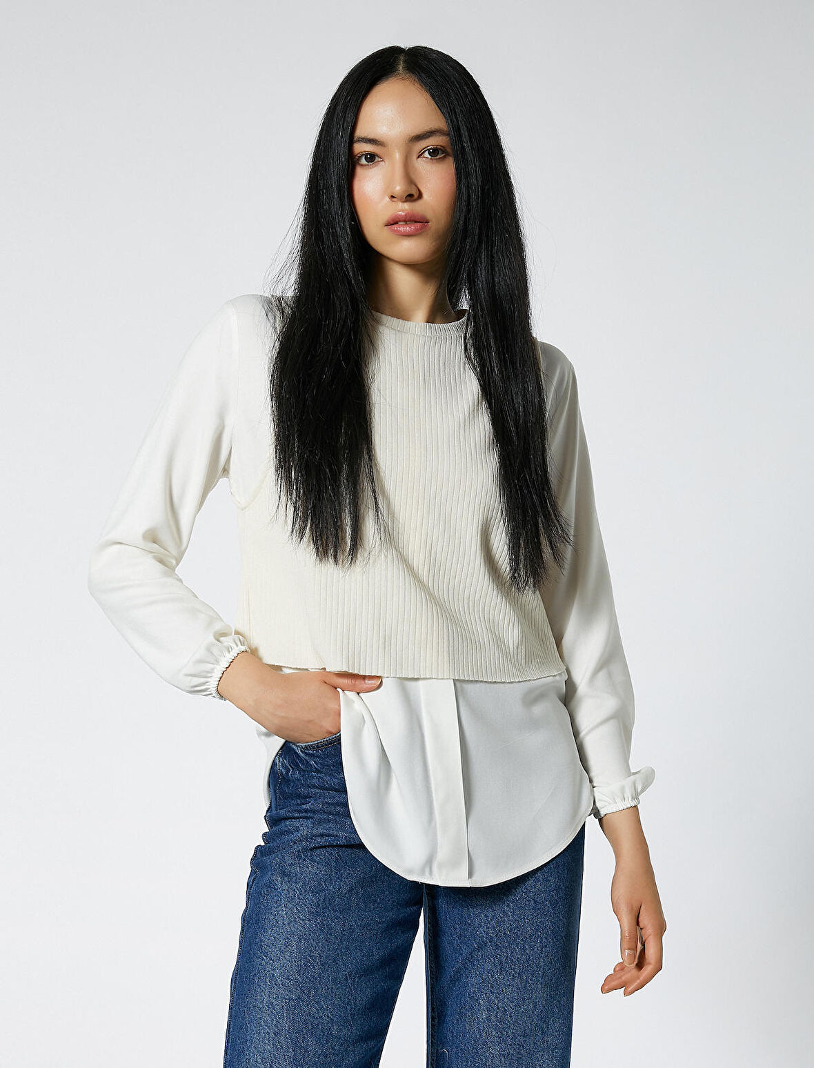 İki Parça Görünümlü Gömlek