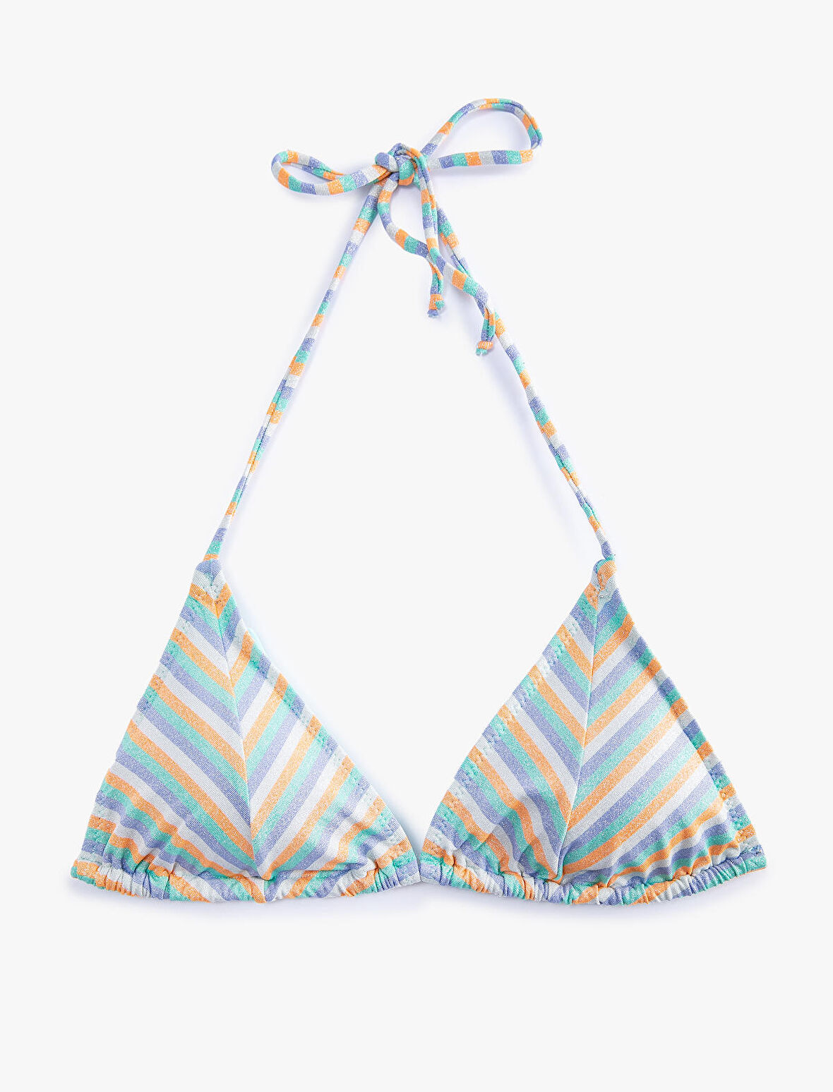 Üçgen Bikini Üstü Boyundan Bağlamalı