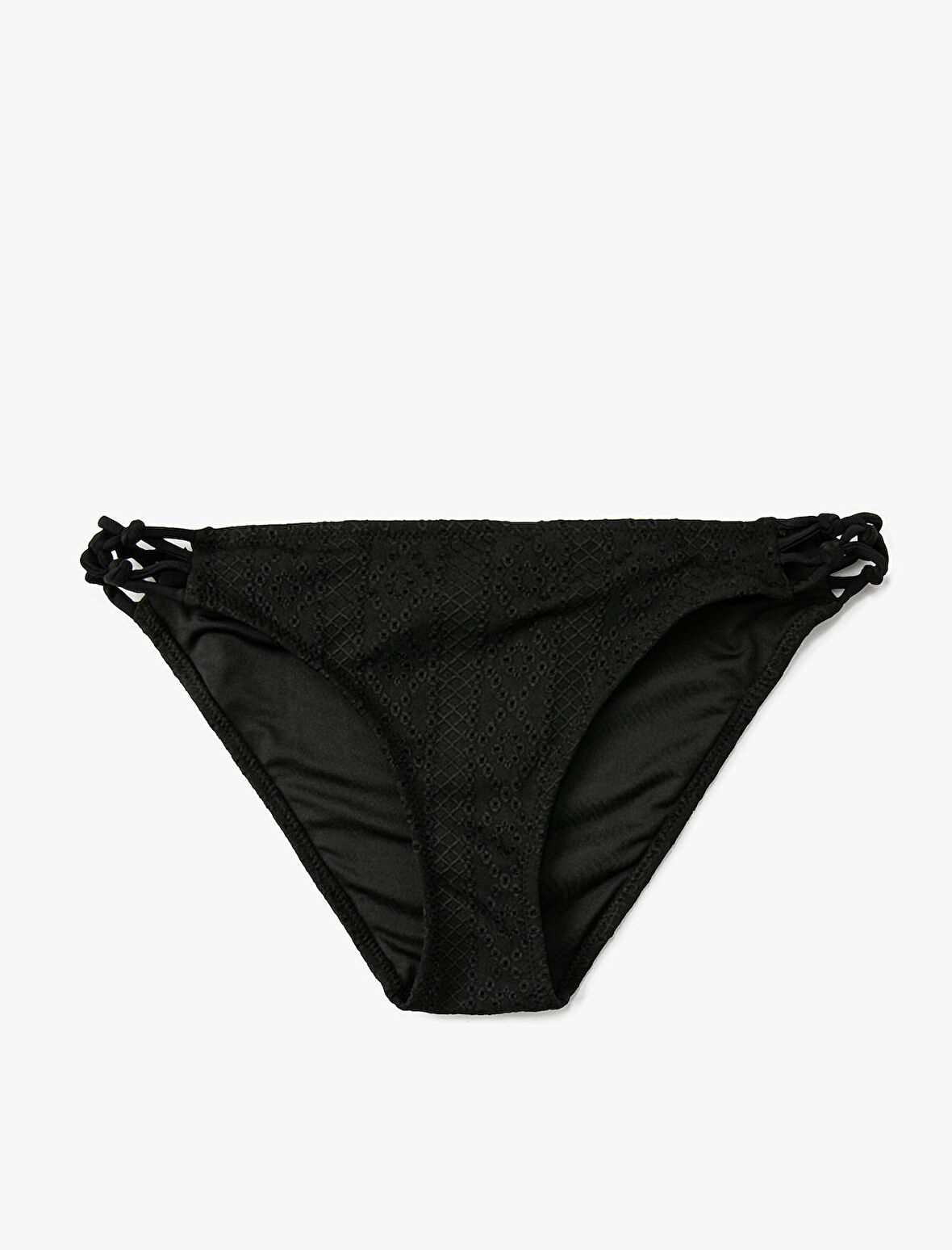 Fisto İşlemeli Bikini Altı Yanları Biye Detaylı Normal Bel