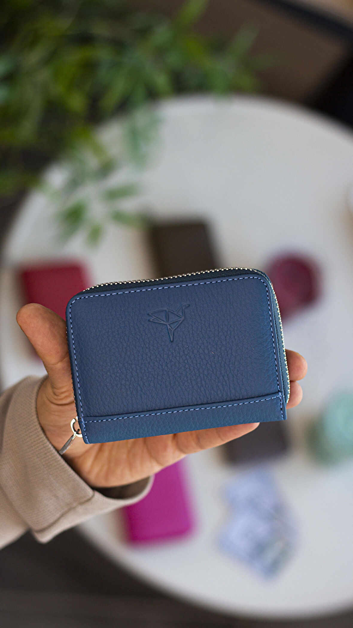 Garbalia Sydney Hakiki Deri Bozuk Para Gözlü Rfid Engelleyici Unisex Cüzdan