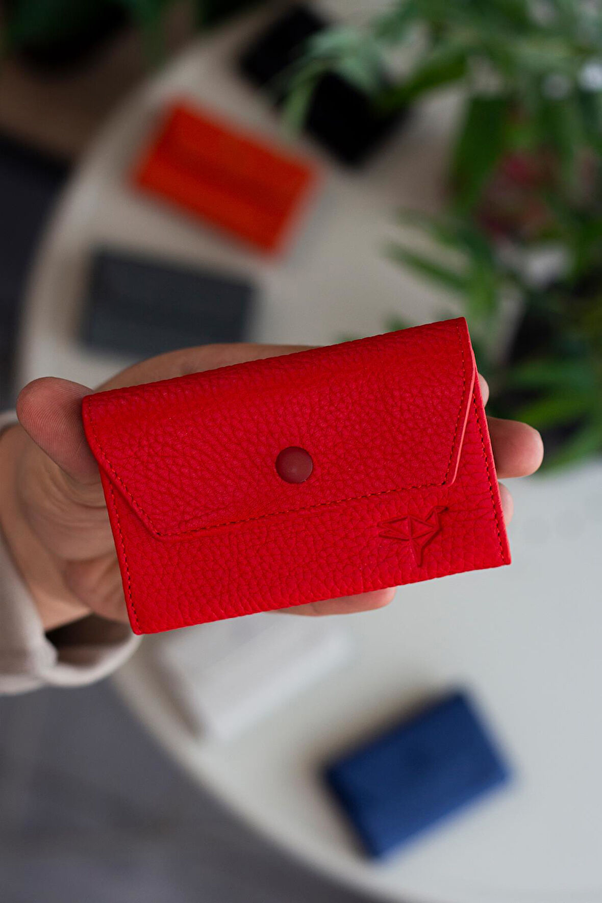 Garbalia Lucas Hakiki Deri Akordiyon Model Bol Gözlü Unisex Kartlık