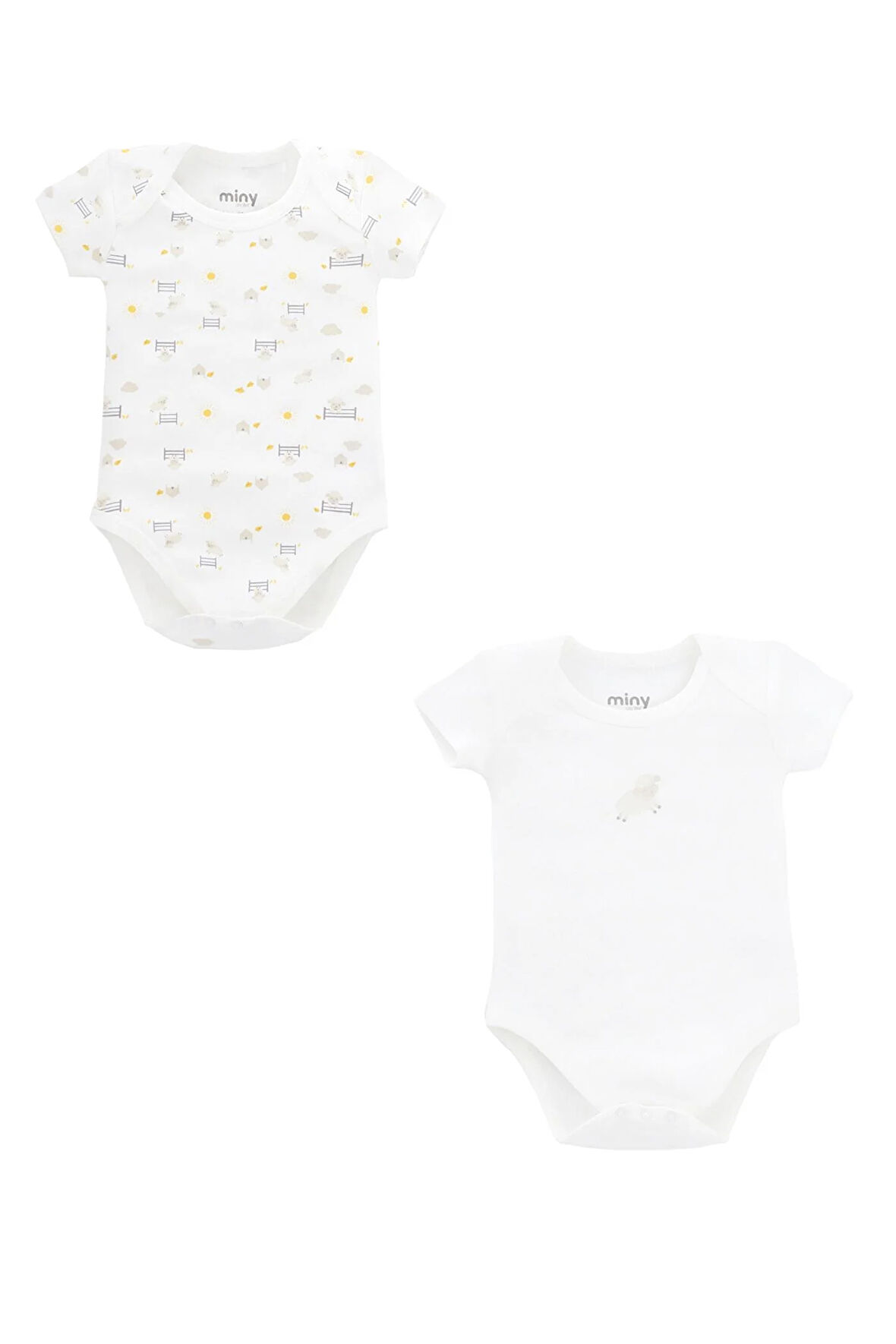 Unisex Bebek 2Lı Body Set | 12-18Ay