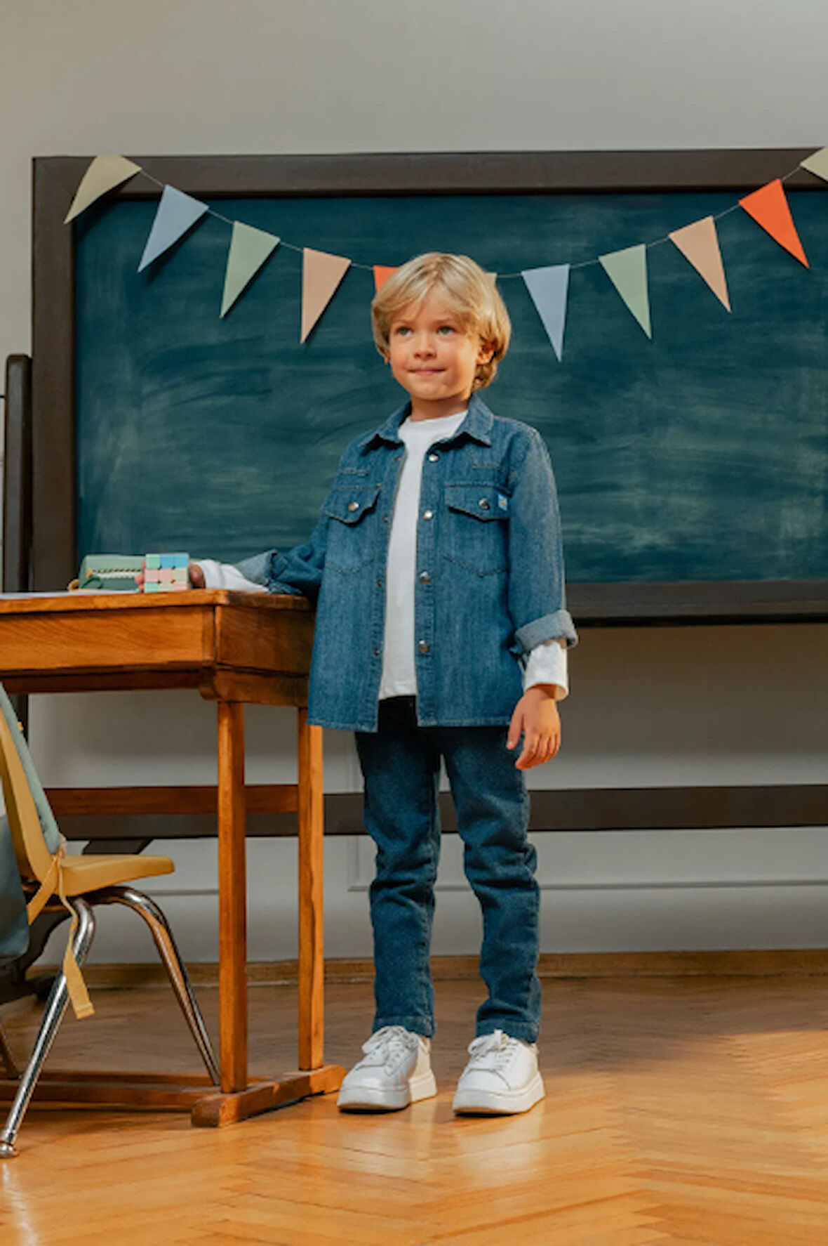 Erkek Çocuk 5 Cep Denim Pantolon MNT25E208