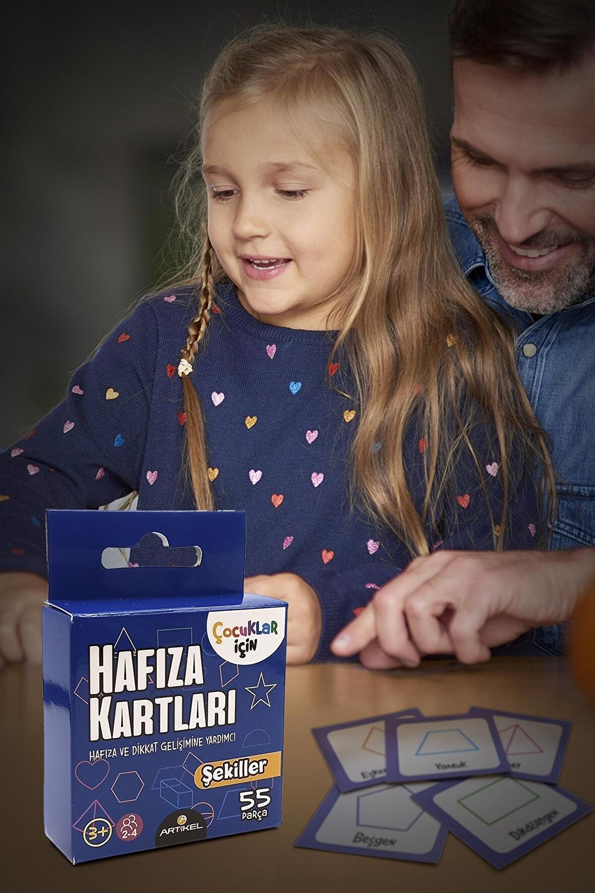 Şekiller Eşleştirme Hafıza Kart Oyunu