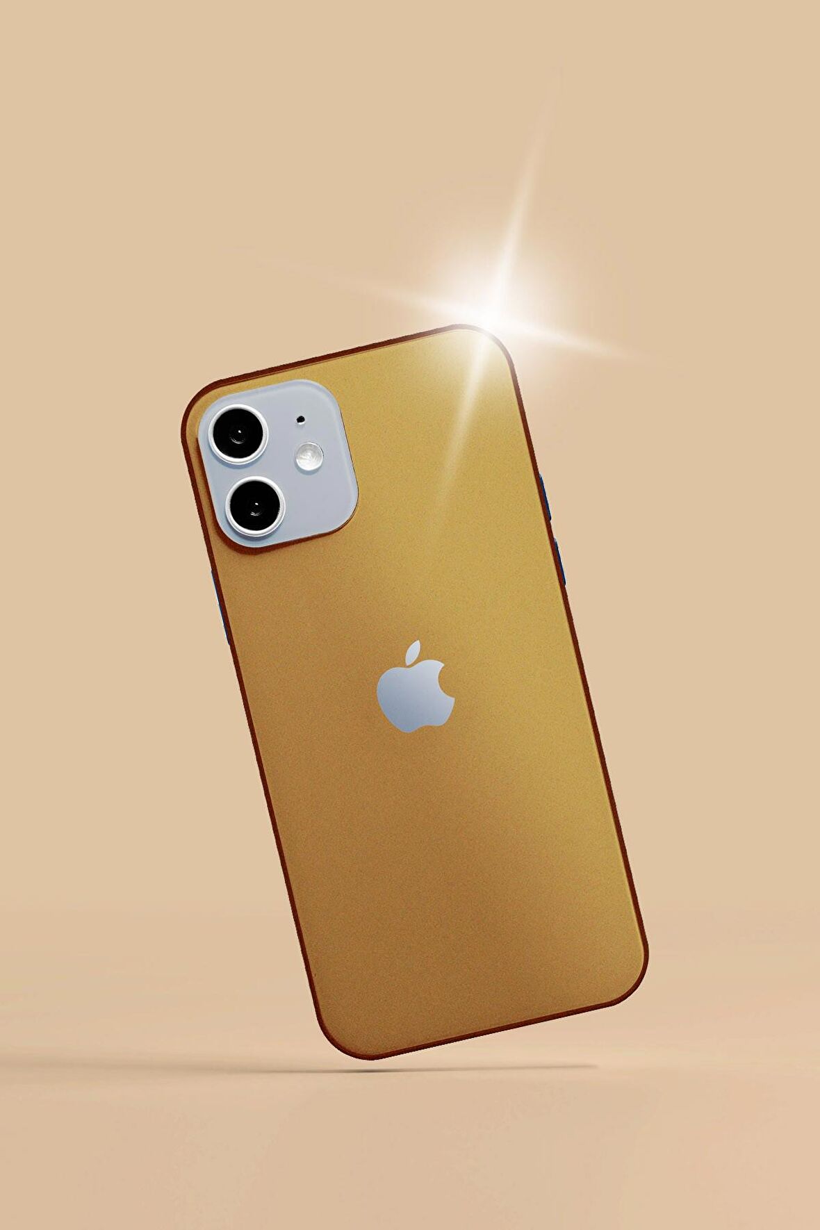 Gold iPhone 12 Kaplama Arka Ve Yan Full Kaplayan Koruyucu Body Hydrogel Kaplama