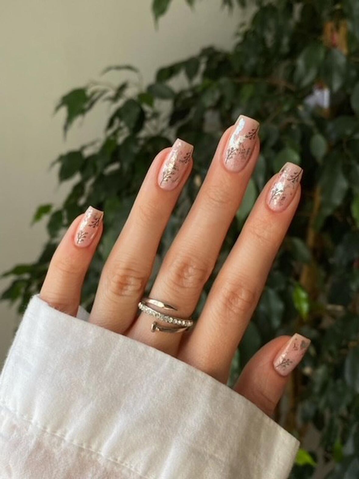 2' Li Leaf Tırnak Dövmesi, Tırnak Sticker, Nail Tattoo, Nail Art