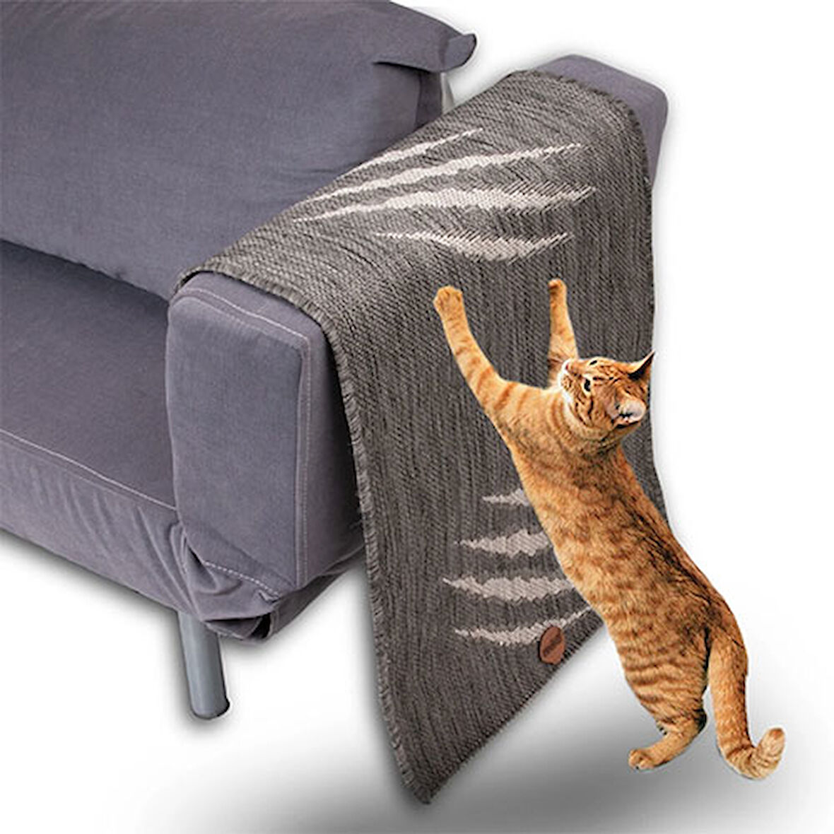 Lepus Koltuk Kenarı Kedi Tırmalama Halısı  