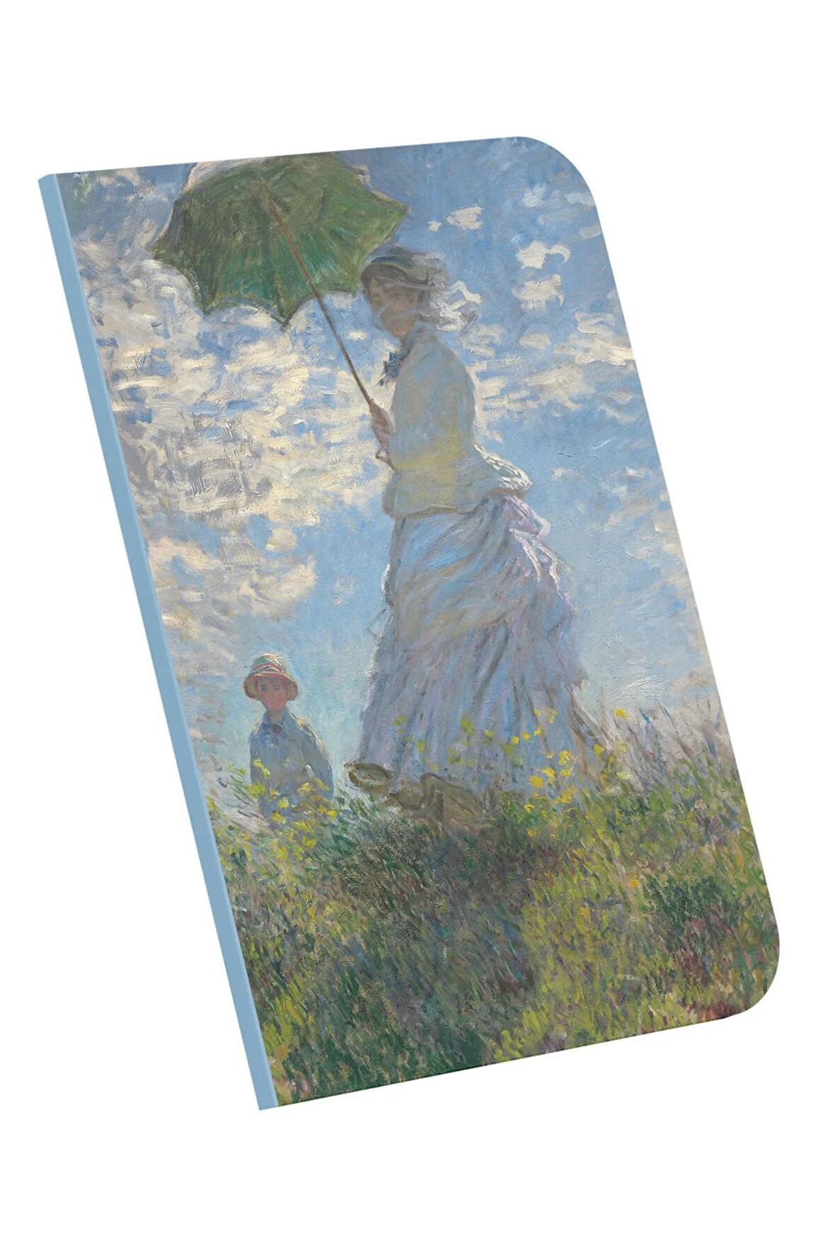 Retronote A4 Defter 10 - Claude Monet - Madam Monet And Her Son, 1875 - Çizgisiz -64 Sayfa-21x29,7Cm