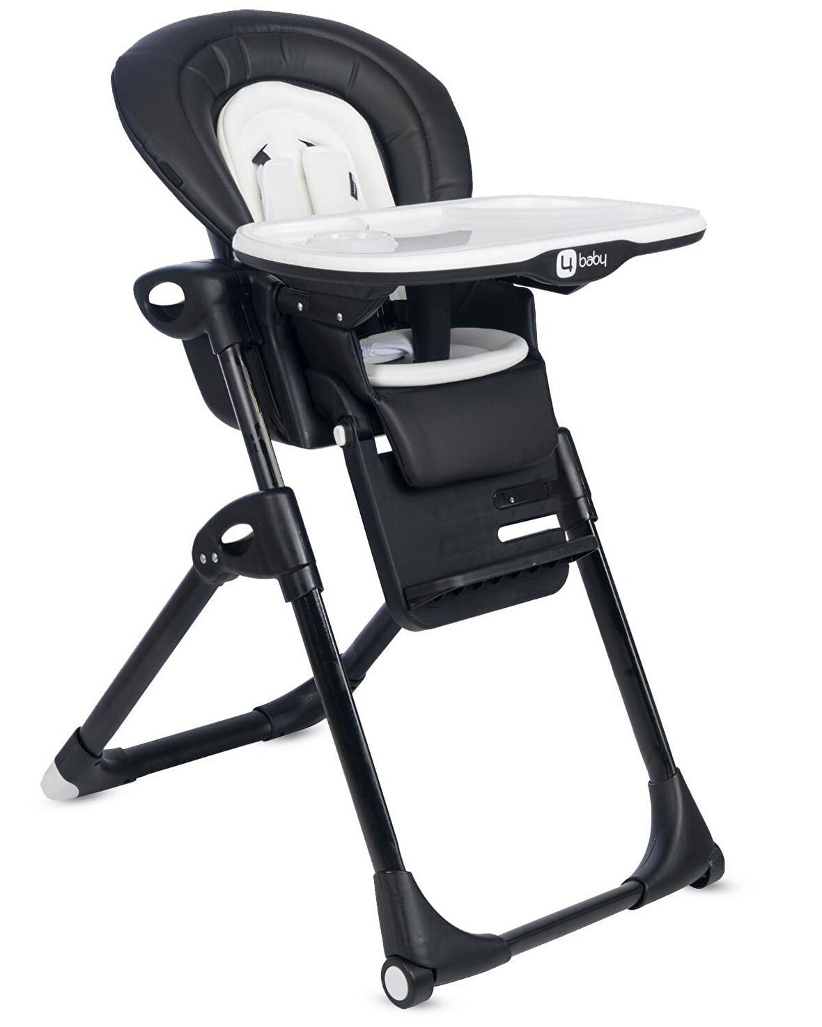 4 Baby AB-100 Formula Katlanır Portatif Mama Sandalyesi Siyah 