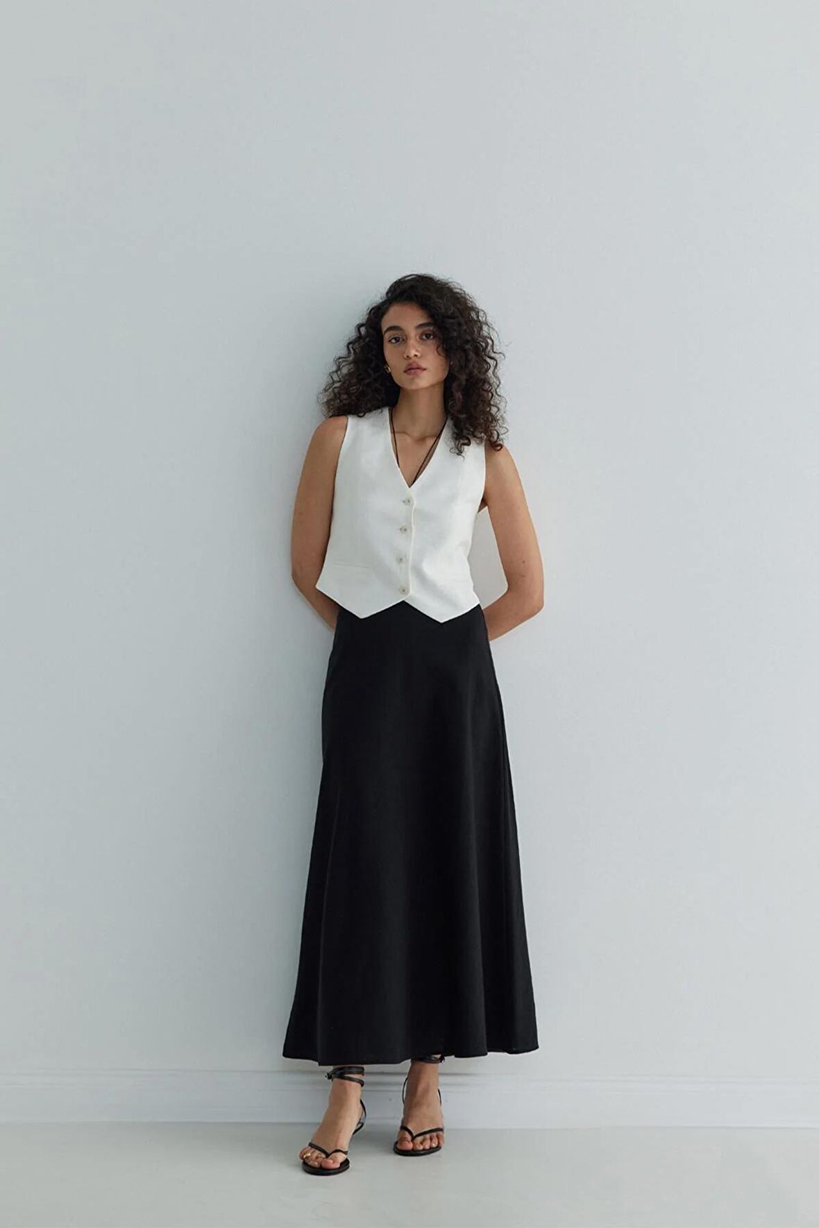 Siyah Serena Kloş Etek