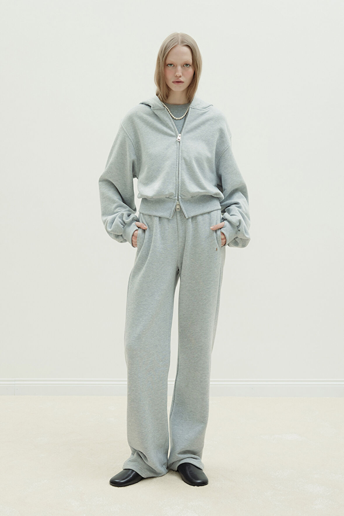 Gri Homie Lastikli Eşofman