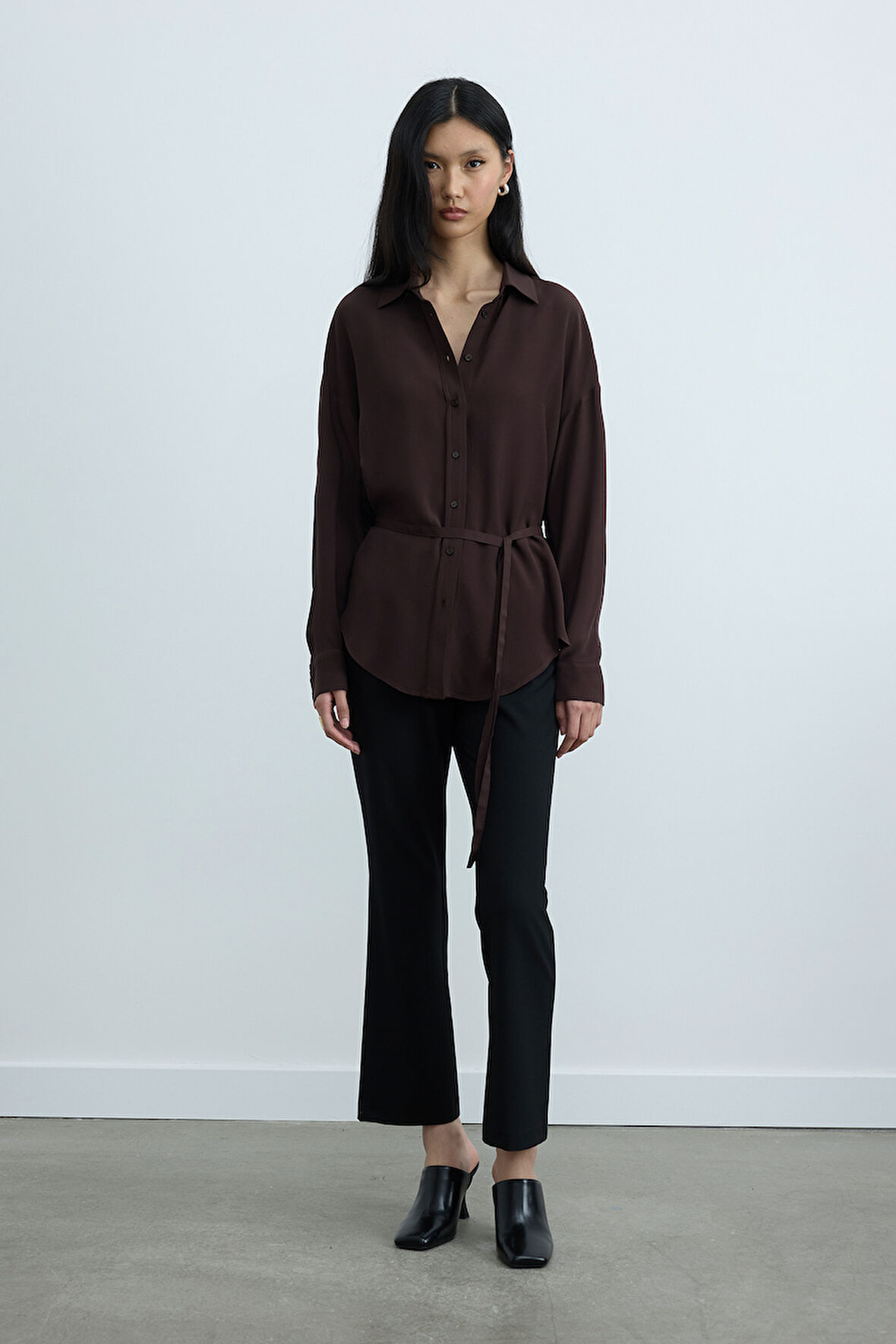 Siyah Janet Flare Pantolon