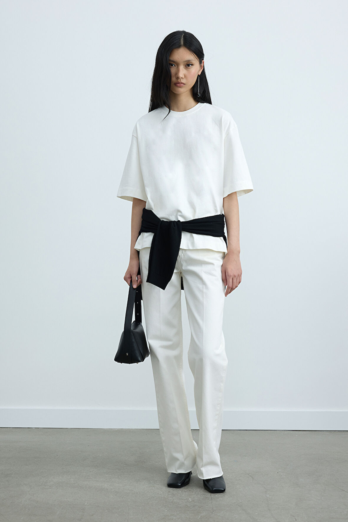 Ekru Nox Oversize Tişört