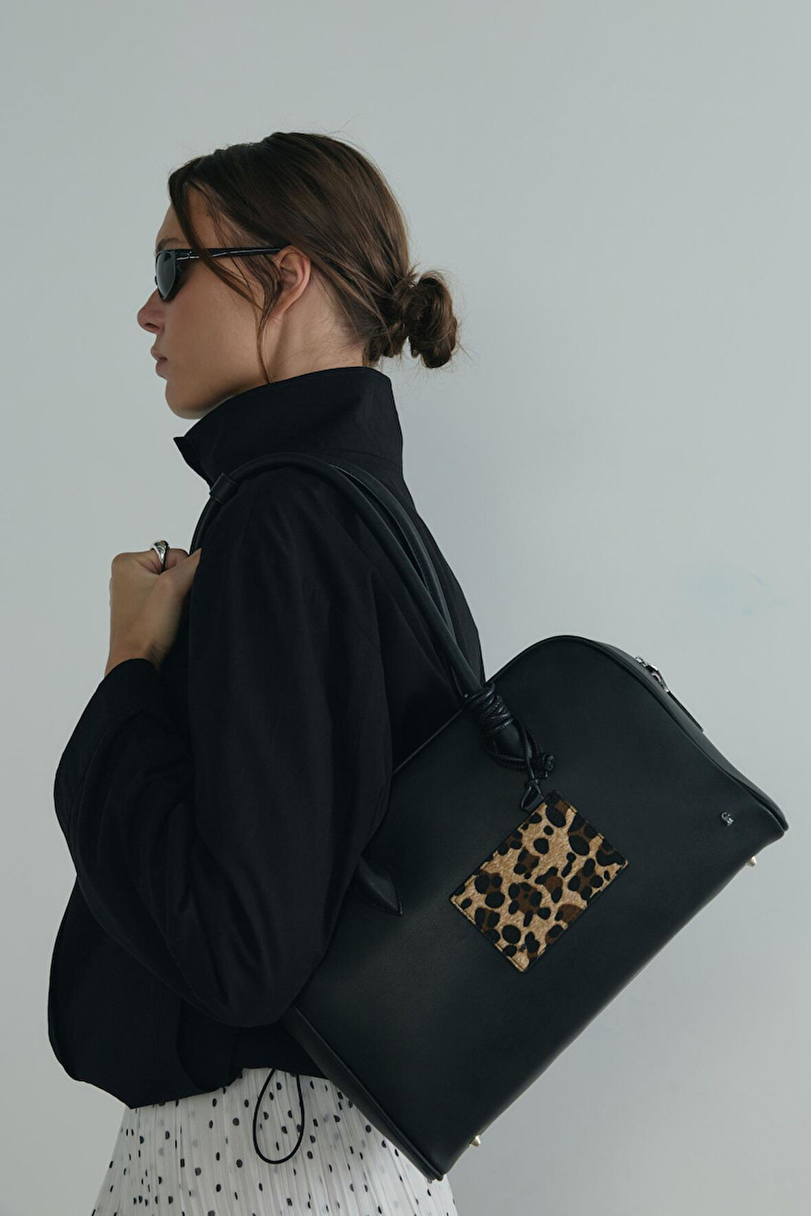 Kahverengi Lue Leopar Aynalı Kartlık