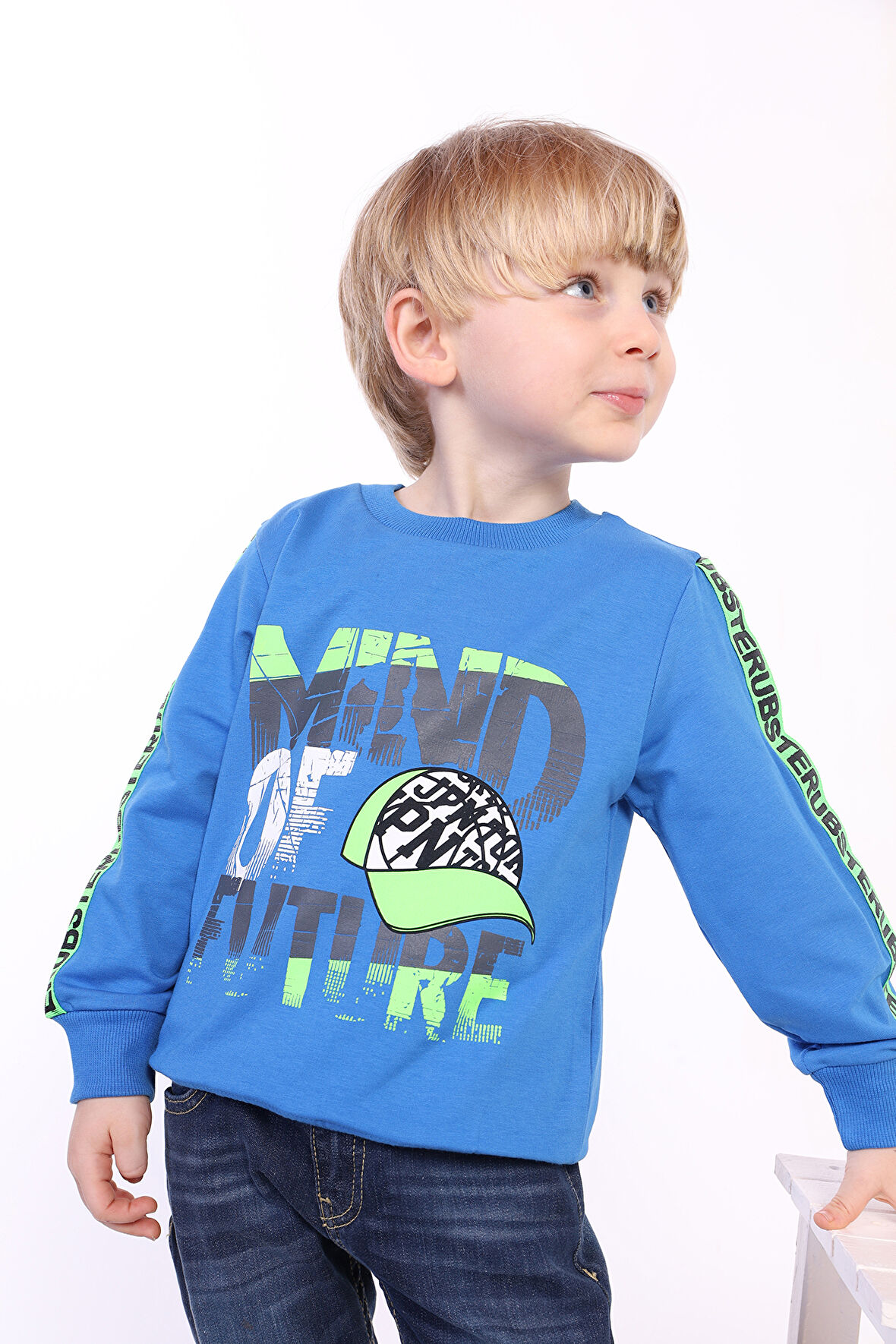 Toontoy Erkek Çocuk Mınd Of Future Baskılı Sweatshirt