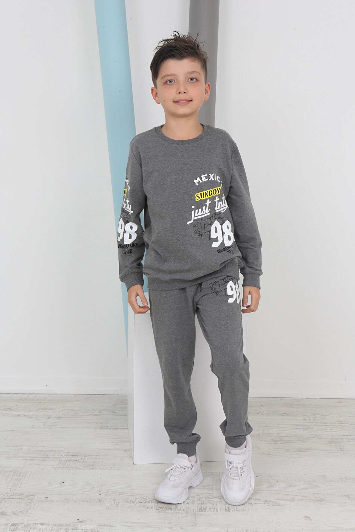 Toontoy Erkek Çocuk Just Tnty Baskılı Eşofman Takım