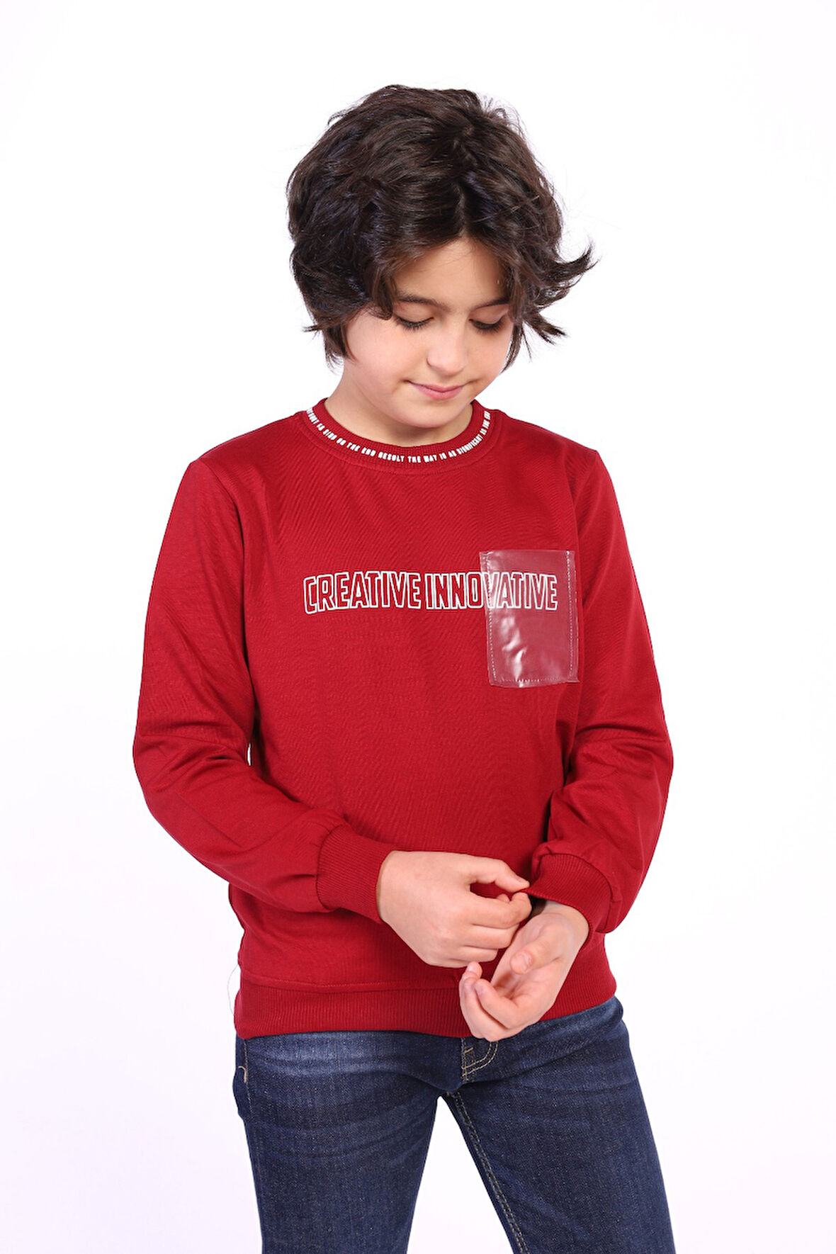 Toontoy Erkek Çocuk Creatıve Innovatıve Baskılı Sweatshirt