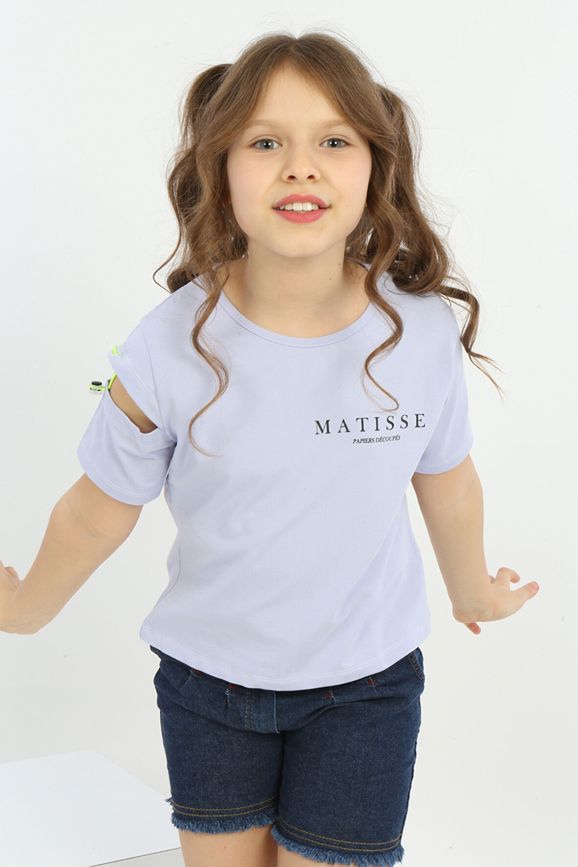 Toontoy Kız Çocuk Matısse Baskılı Tişört