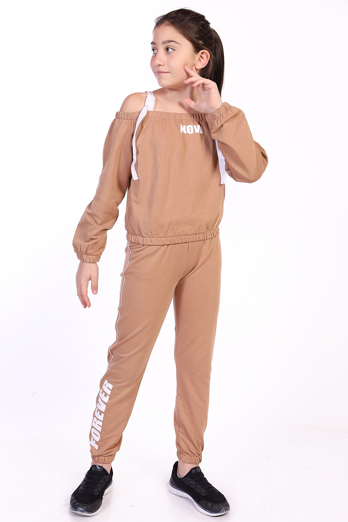 Toontoy Kız Çocuk Now Baskılı Eşofman Takım