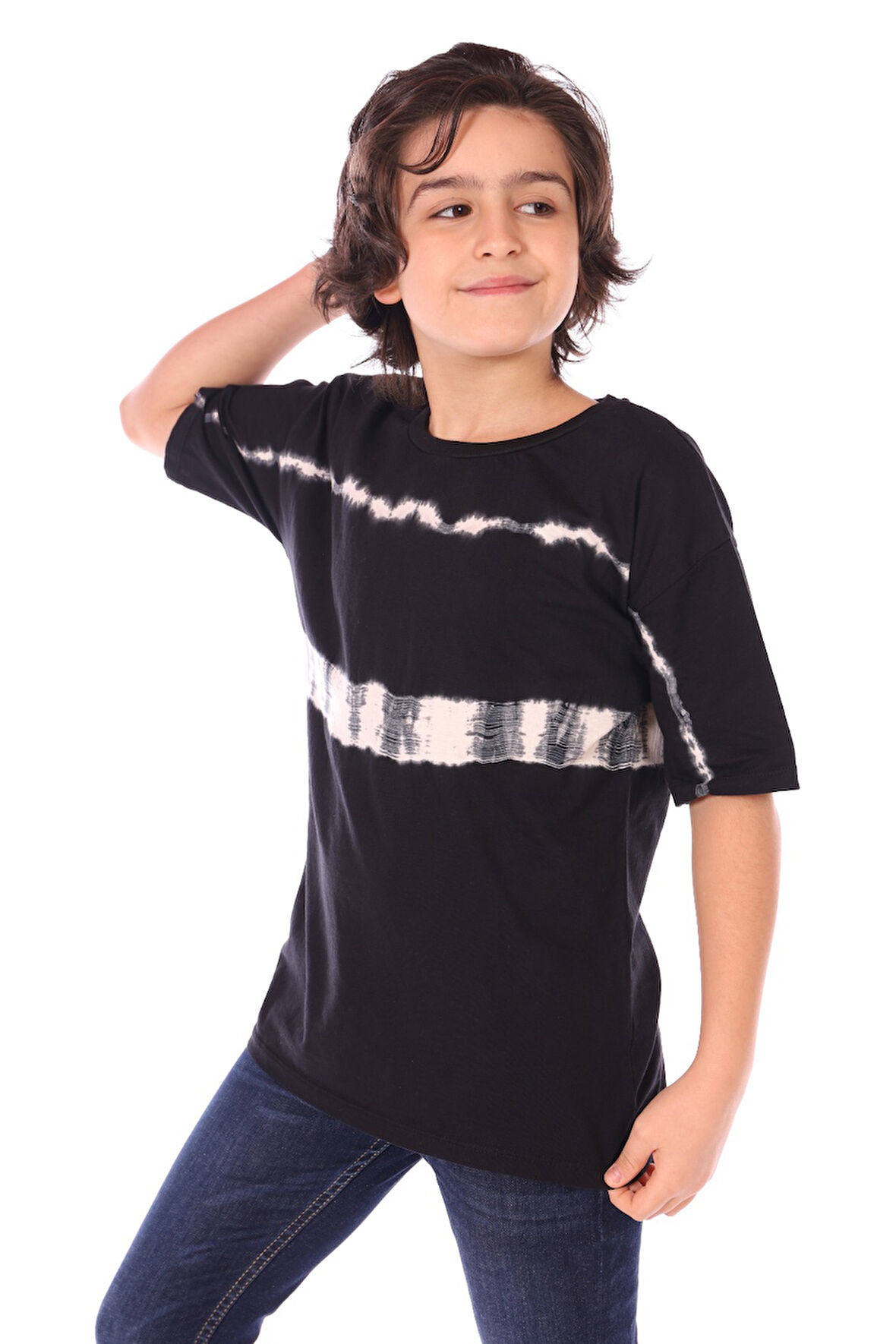 Toontoy Erkek Çocuk Batik Desenli Tişört