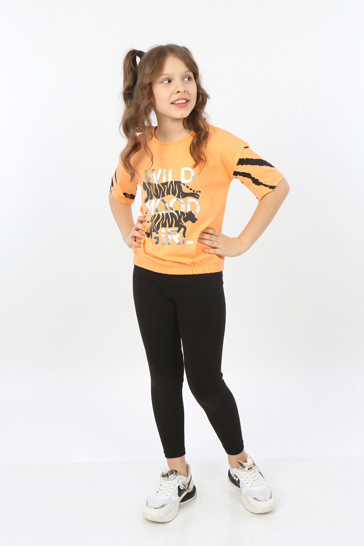 Toontoy Kız Çocuk Wild Wood Girl Baskılı Tişört