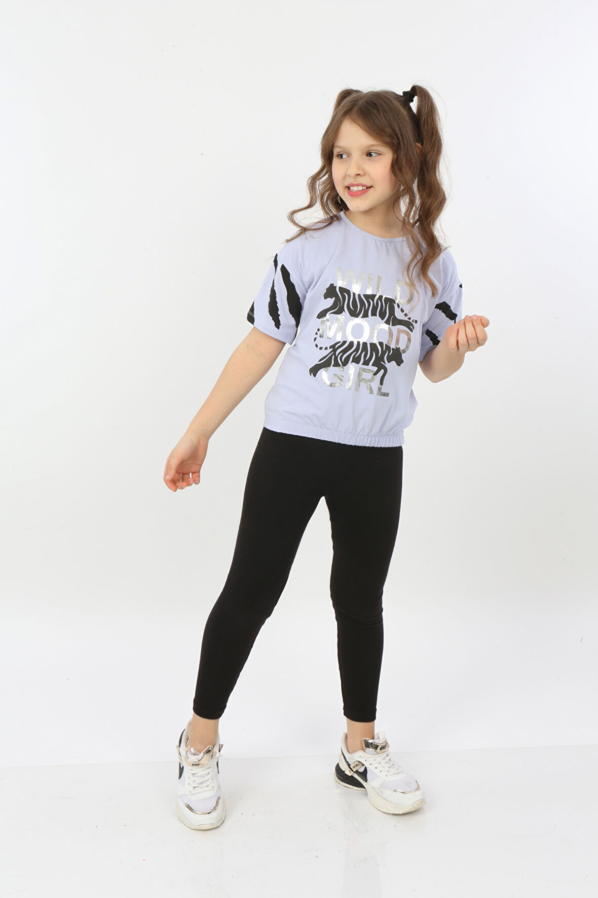 Toontoy Kız Çocuk Wild Wood Girl Baskılı Tişört