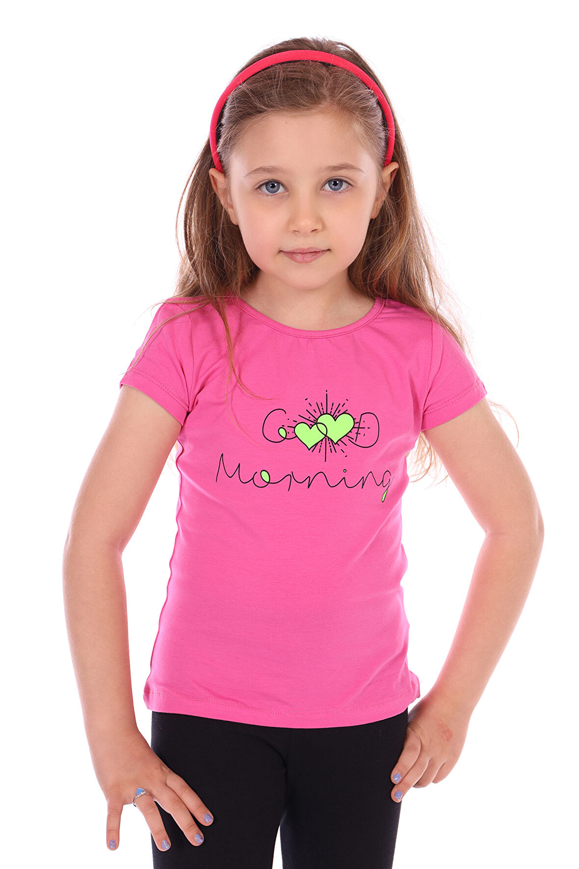 Toontoy Kız Bebek Good Morning Baskılı Tişört