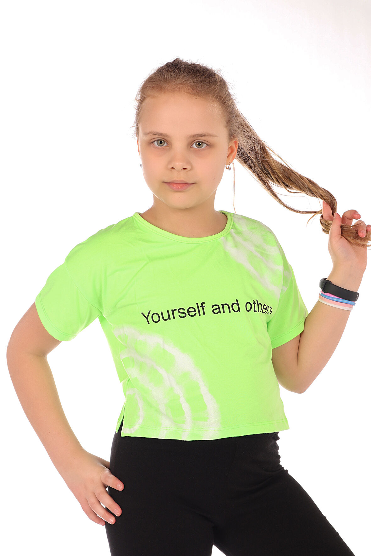 Toontoy Kız Çocuk Baskılı Tişört