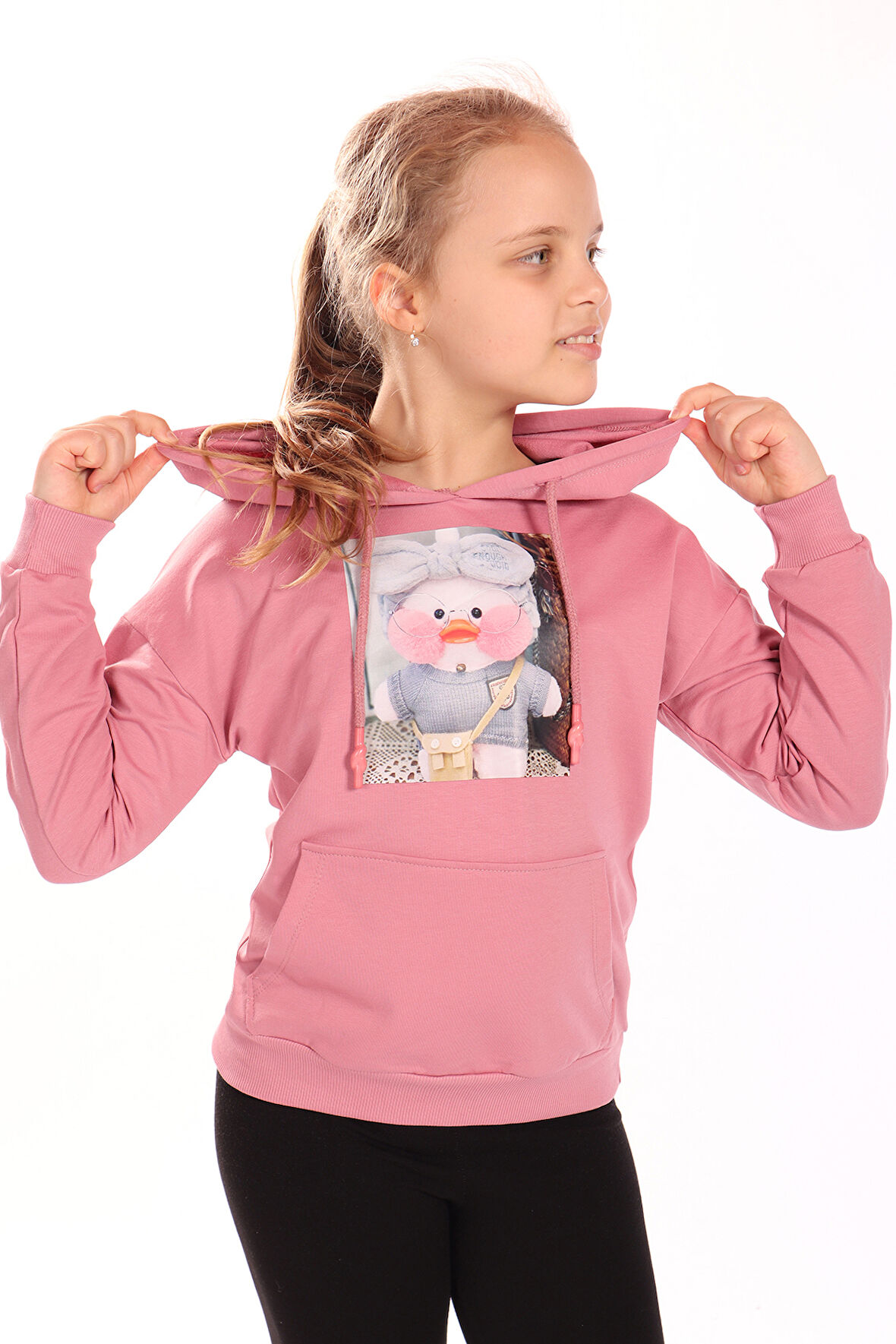 Toontoy Kız Çocuk Baskılı Sweatshirt