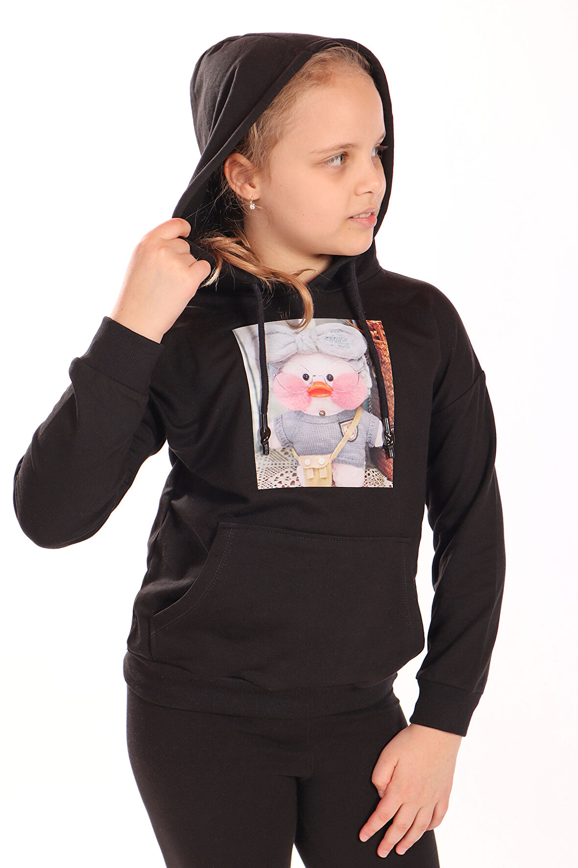 Toontoy Kız Çocuk Baskılı Sweatshirt