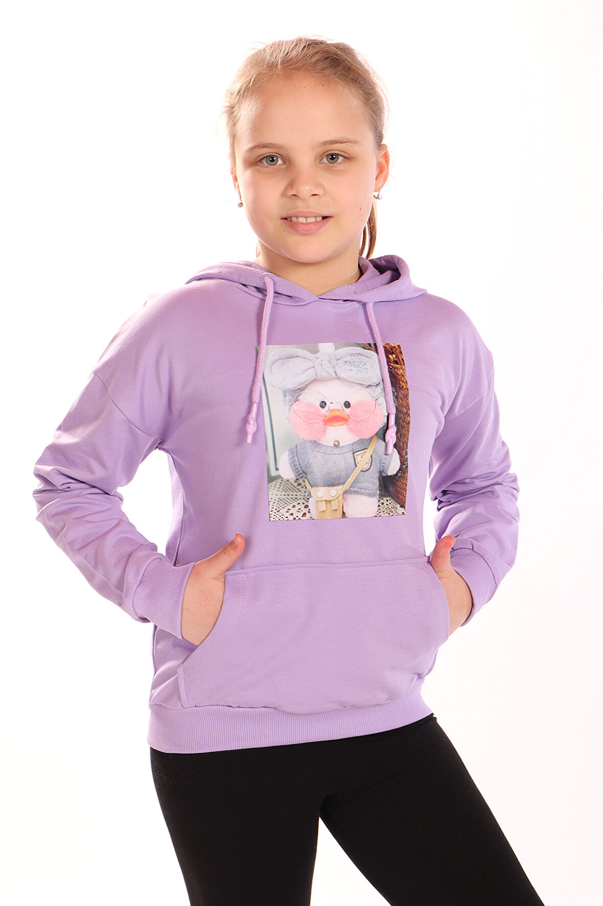 Toontoy Kız Çocuk Baskılı Sweatshirt