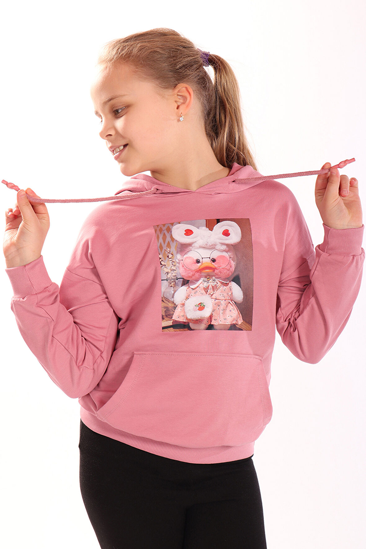Toontoy Kız Çocuk Baskılı Sweatshirt
