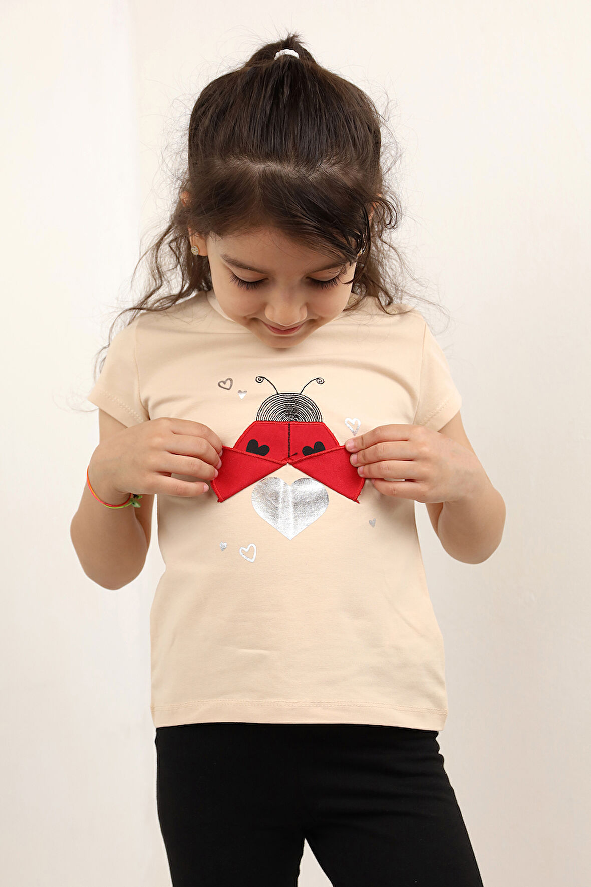 Toontoy Kız Bebek Baskılı Tişört