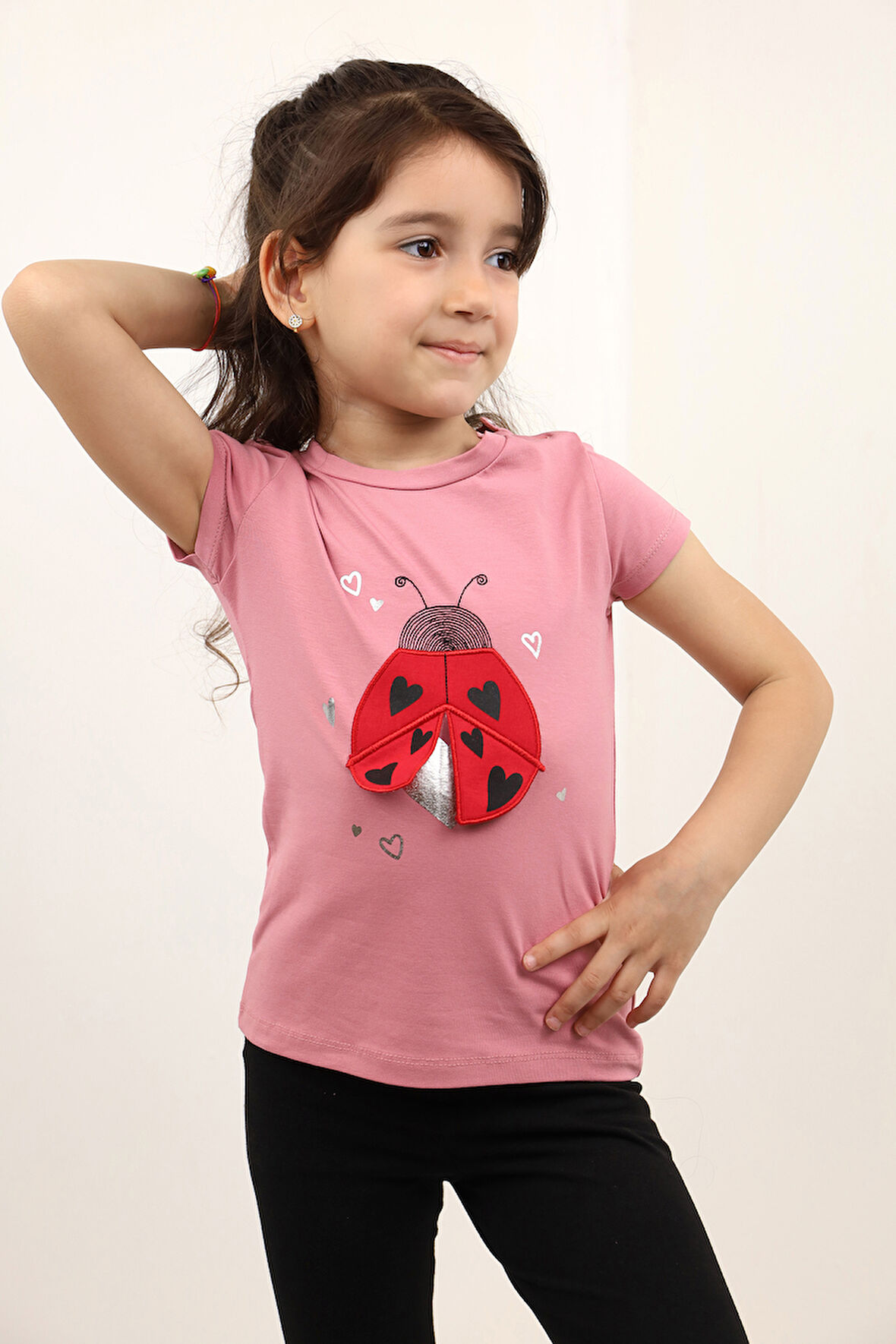 Toontoy Kız Bebek Baskılı Tişört