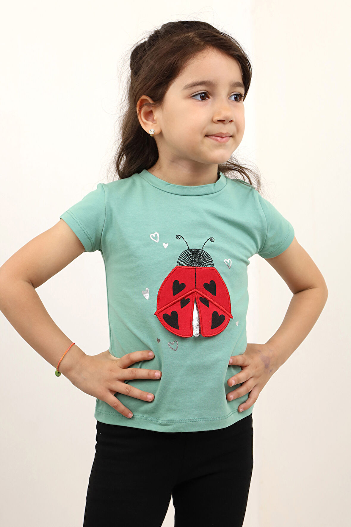 Toontoy Kız Bebek Baskılı Tişört