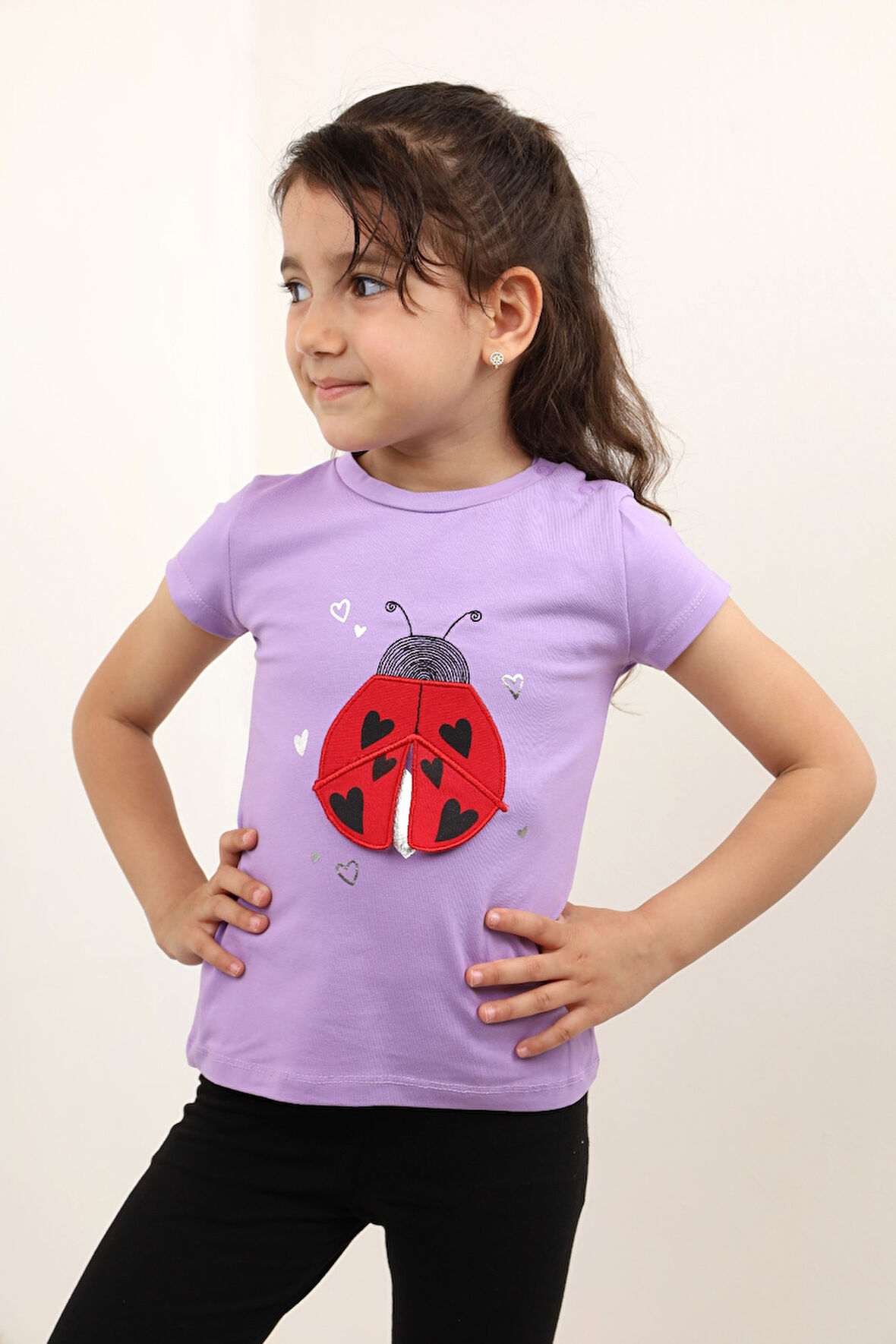 Toontoy Kız Bebek Baskılı Tişört