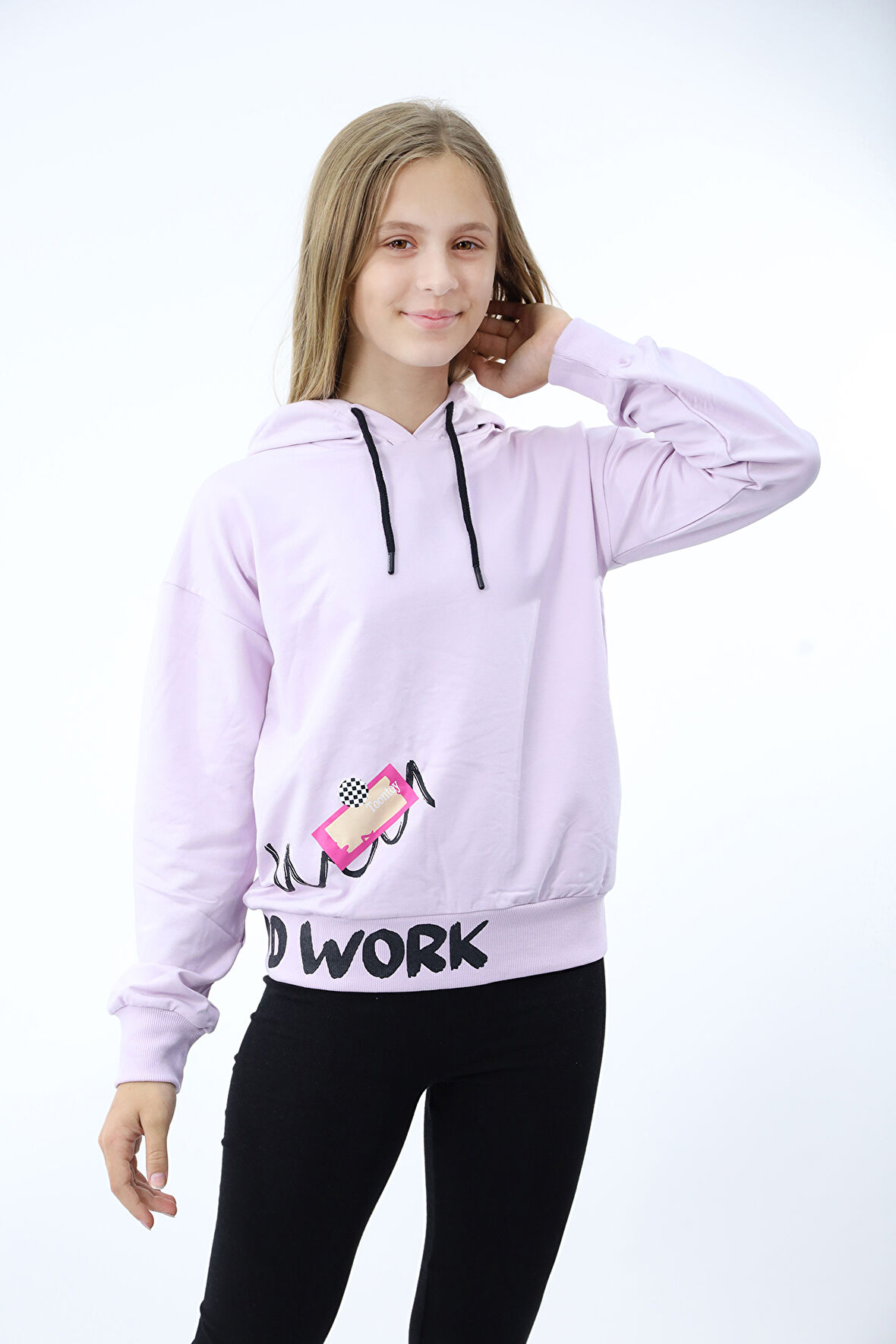 Toontoy Kız Çocuk Baskılı Sweatshirt