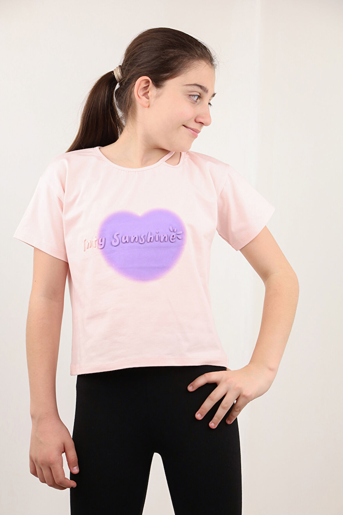 Toontoy Kız Çocuk Baskılı Tişört