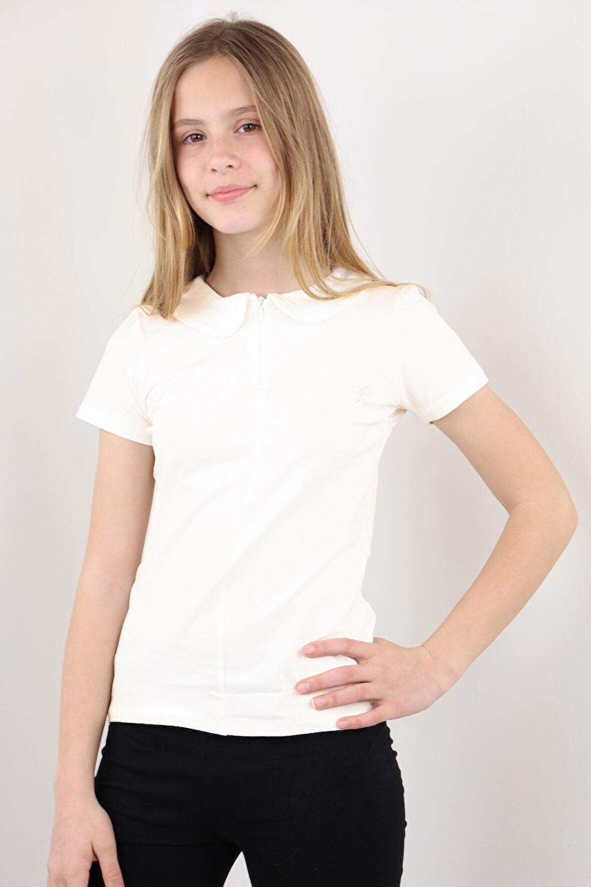 Toontoy Kız Çocuk Okul Tişört