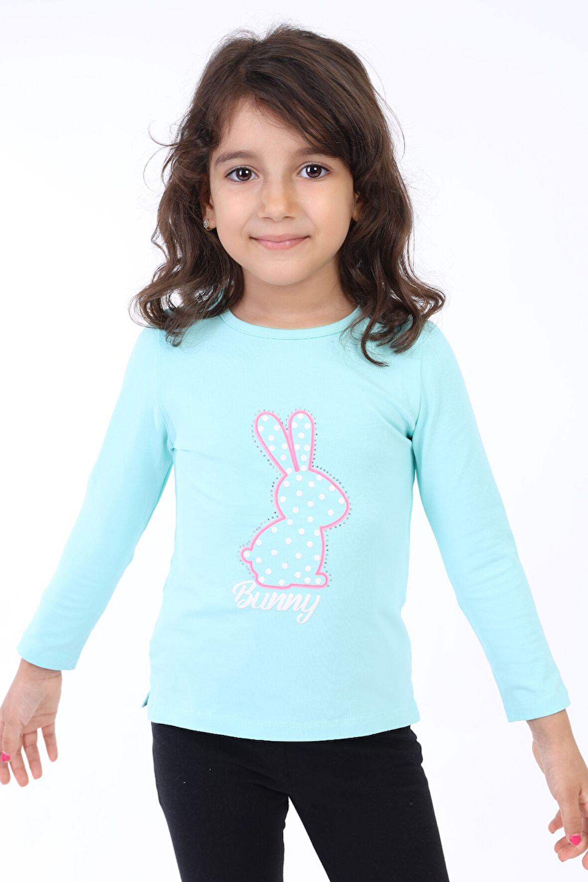 Toontoy Kız Çocuk Baskılı Tişört