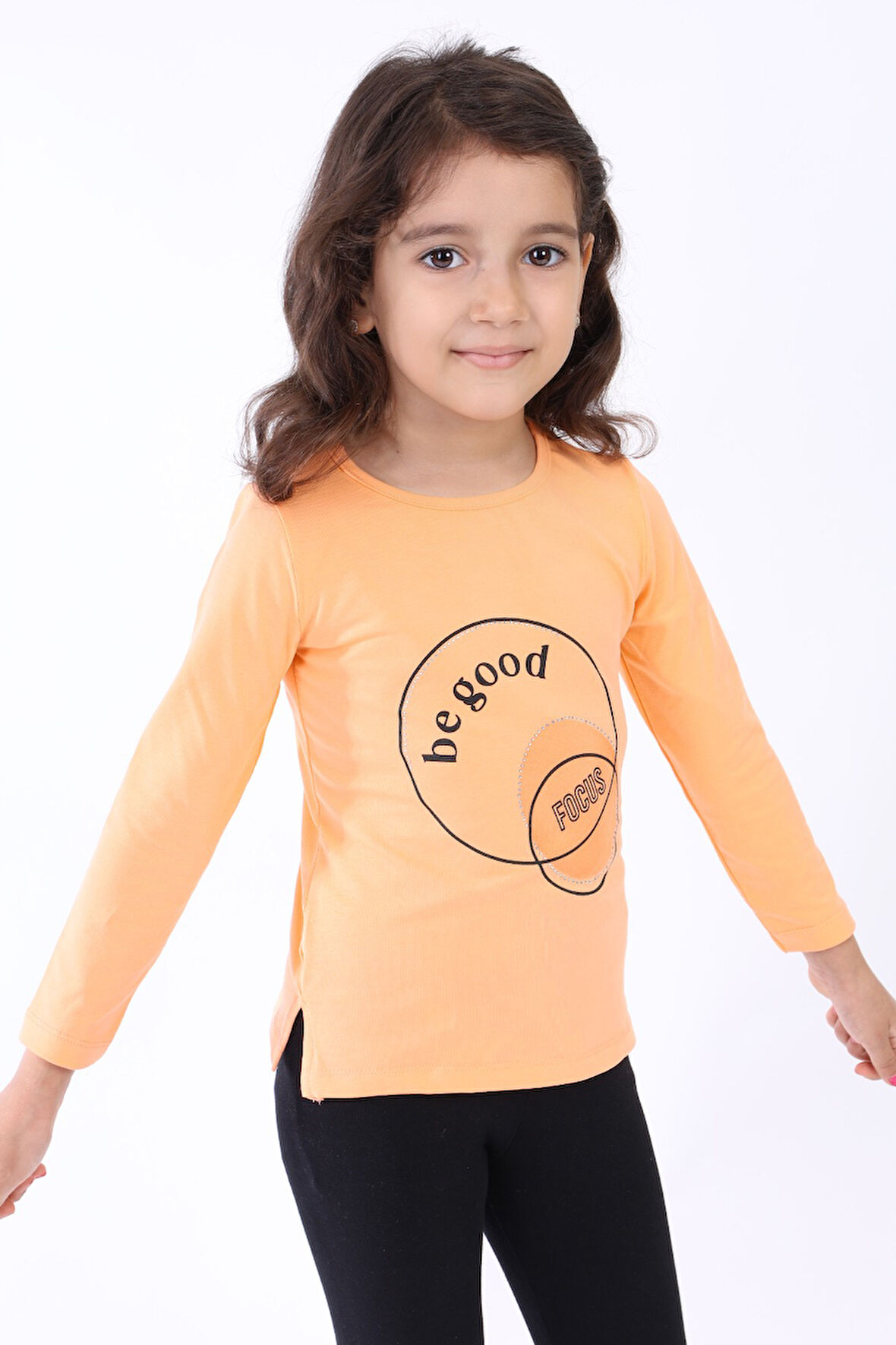 Toontoy Kız Çocuk Baskılı Tişört