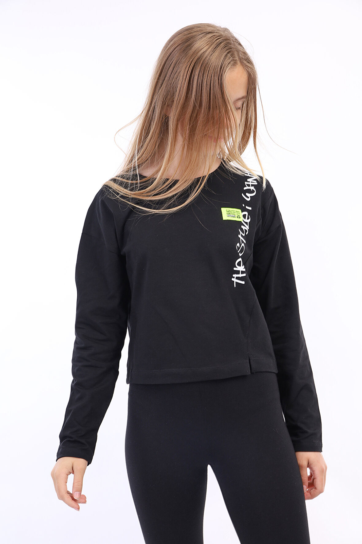 Toontoy Kız Çocuk Baskılı Tişört